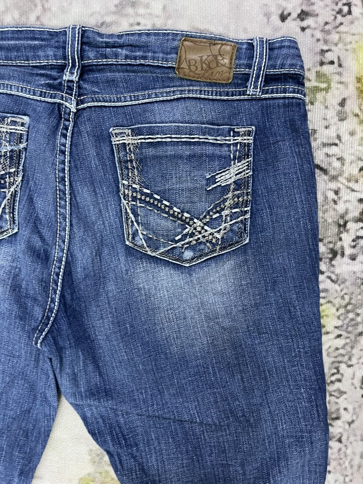 BKE Super Star Flare BKE Distressed Low Rise Denim Size US 36 / EU 52 - 14 Thumbnail