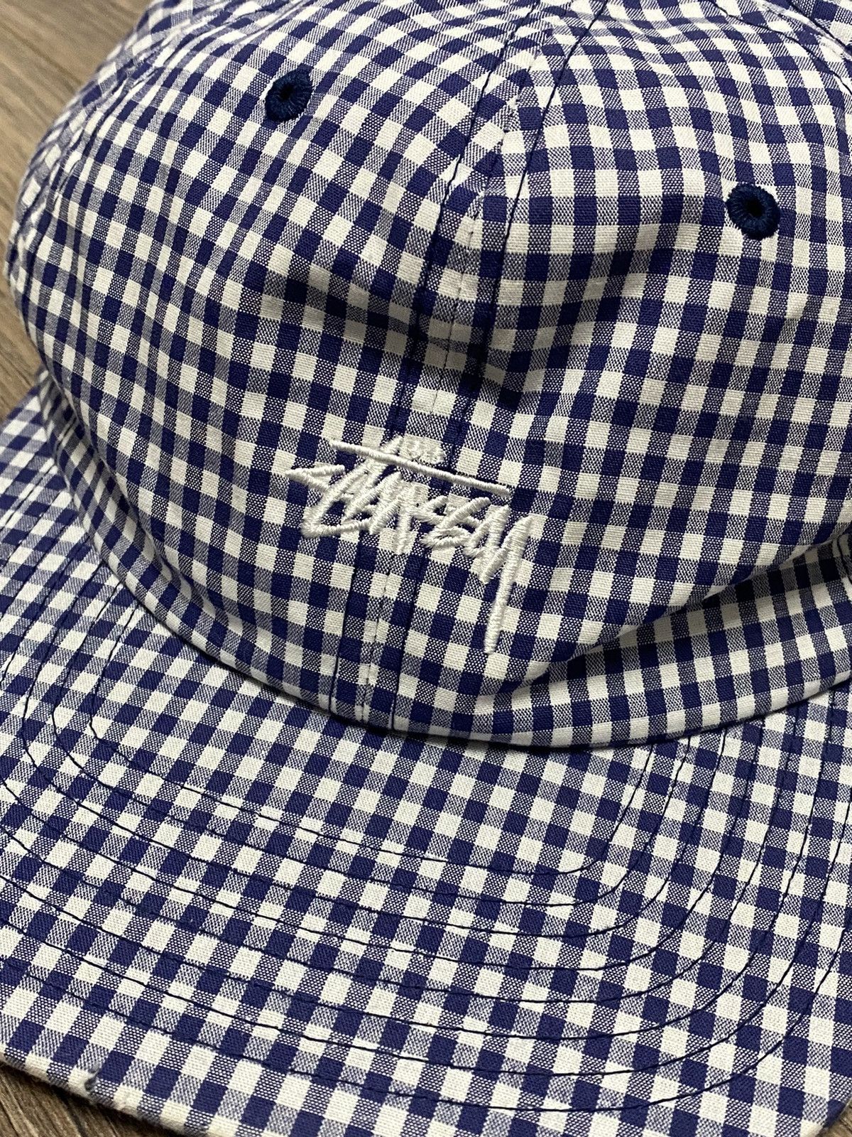Stussy Stussy Checked Pattern New Cap Hat Iconic Logo Size ONE SIZE - 3 Thumbnail