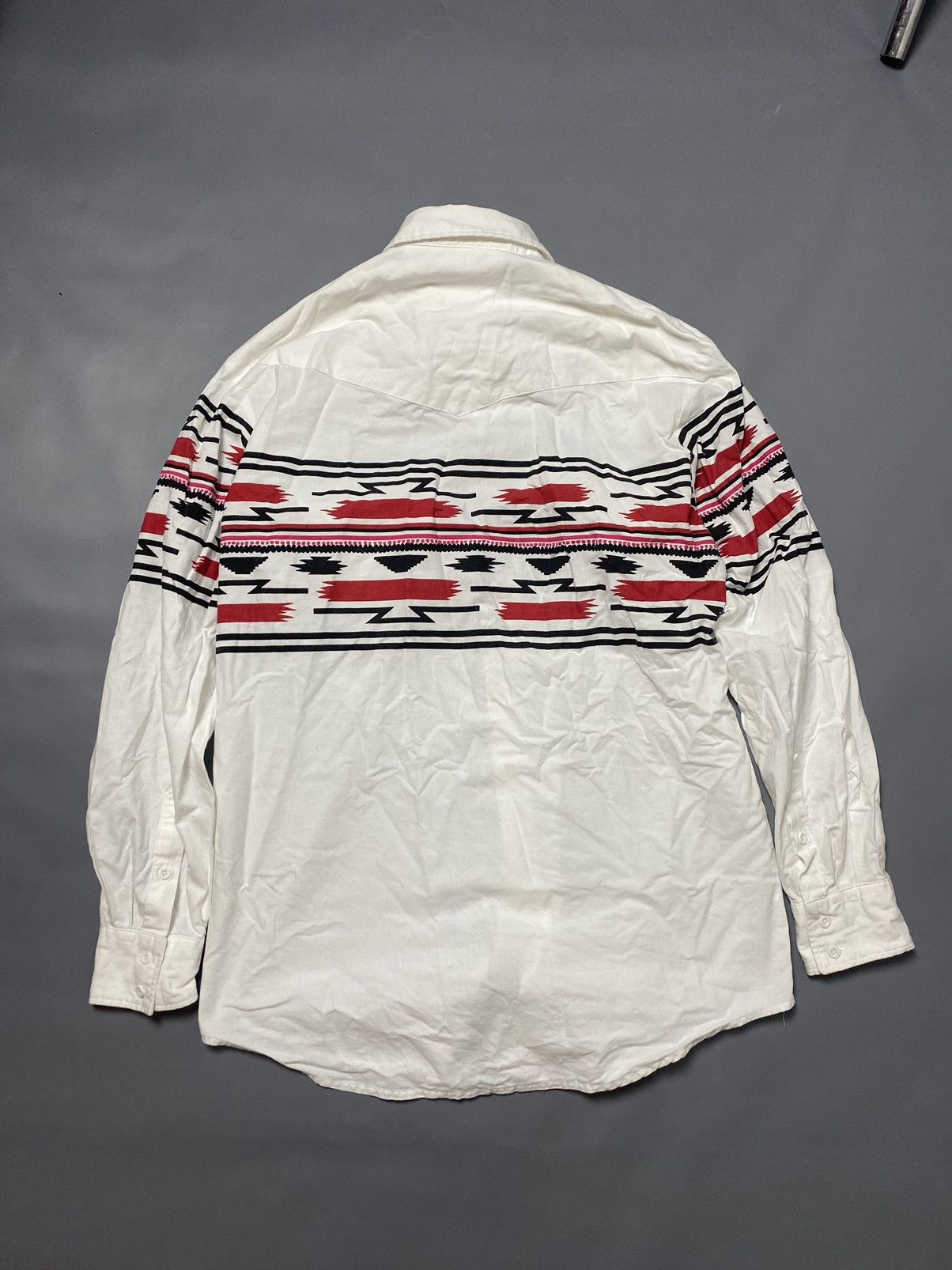 Roper 80s Roper Button Up Shirt Size L Graphic Western Cowboy USA Size US L / EU 52-54 / 3 - 2 Thumbnail