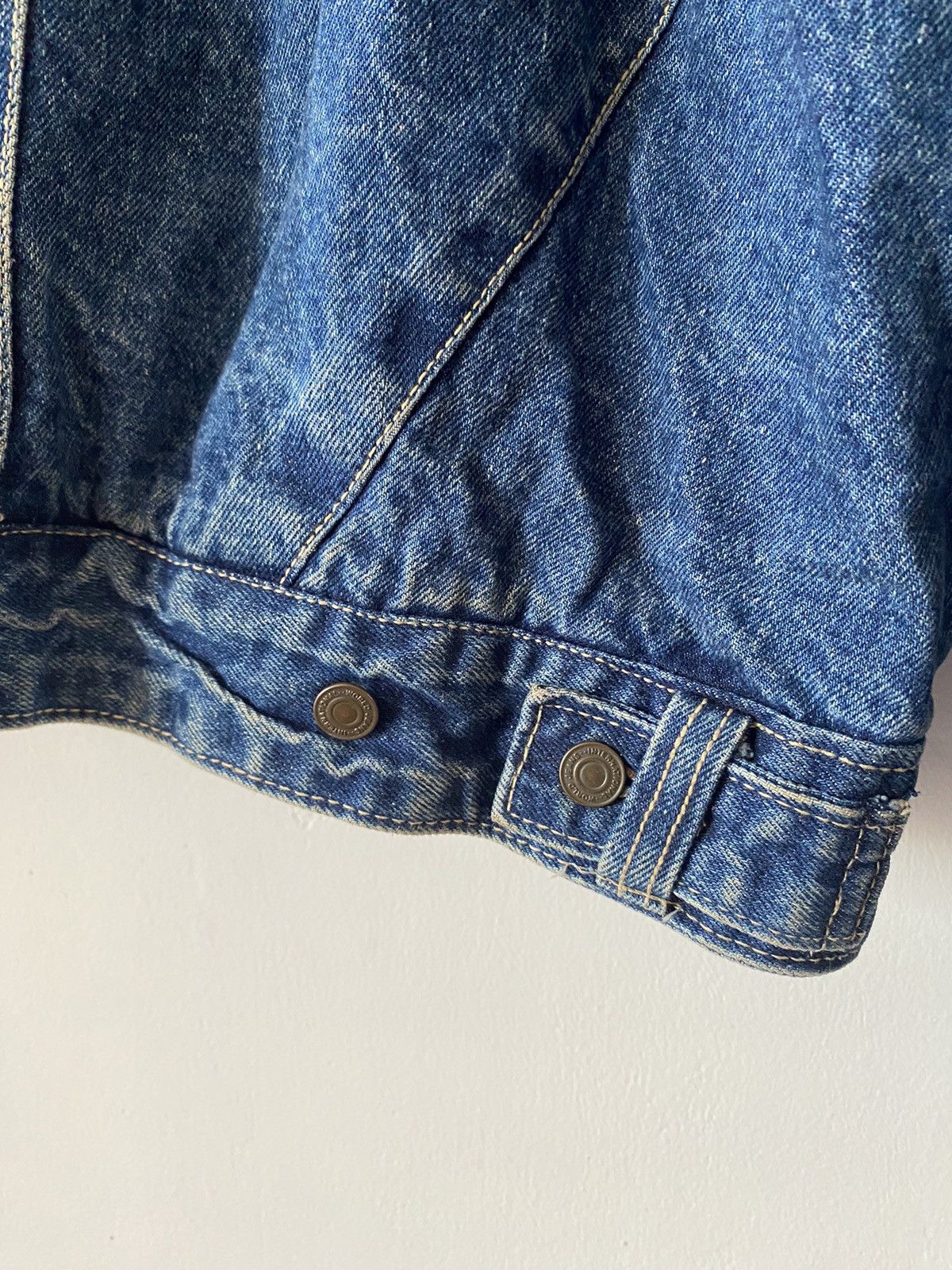 Vintage × Wrangler VTG 90s Wrangler Auth Western jacket jeans denim mens Large Size US M / EU 48-50 / 2 - 9 Thumbnail