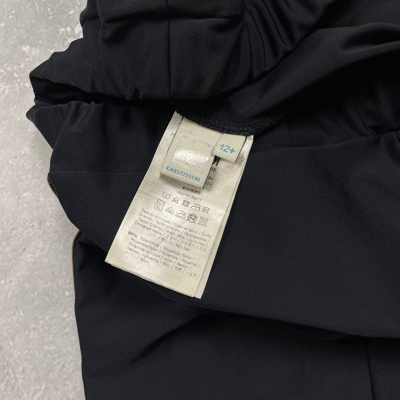 Fendi Fendi Kids Trim Leggings Logo Stripe Black 12+ Adult XS/S Size 26" / US 2 / IT 38 - 13 Thumbnail