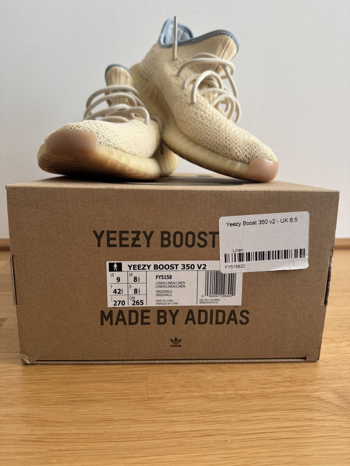 Adidas × Yeezy adidas Yeezy Boost 350 V2 Linen Size US 9 / EU 42 - 2 Thumbnail