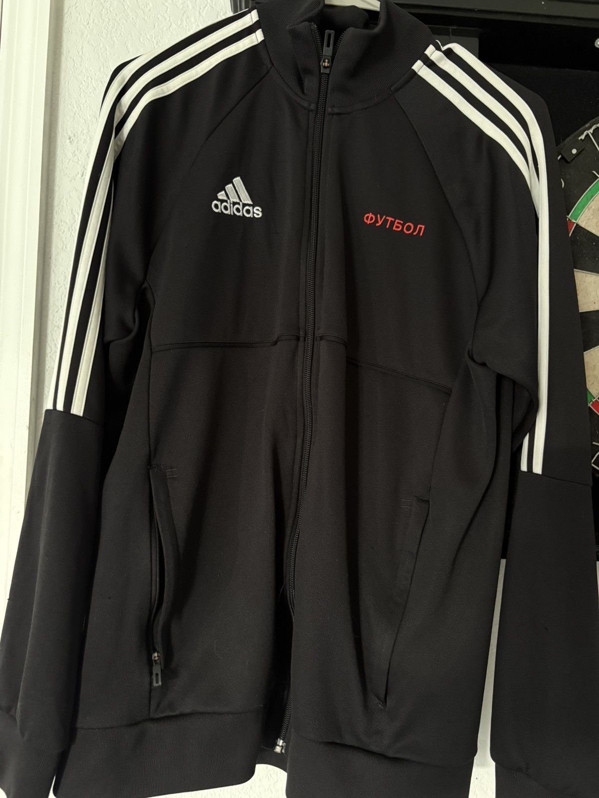 週末SALE‼️Gosha Rubchinskiy × adidas ジャケット Adidas Gosha Rubchinskiy Black Track Jacket – Justin Reed