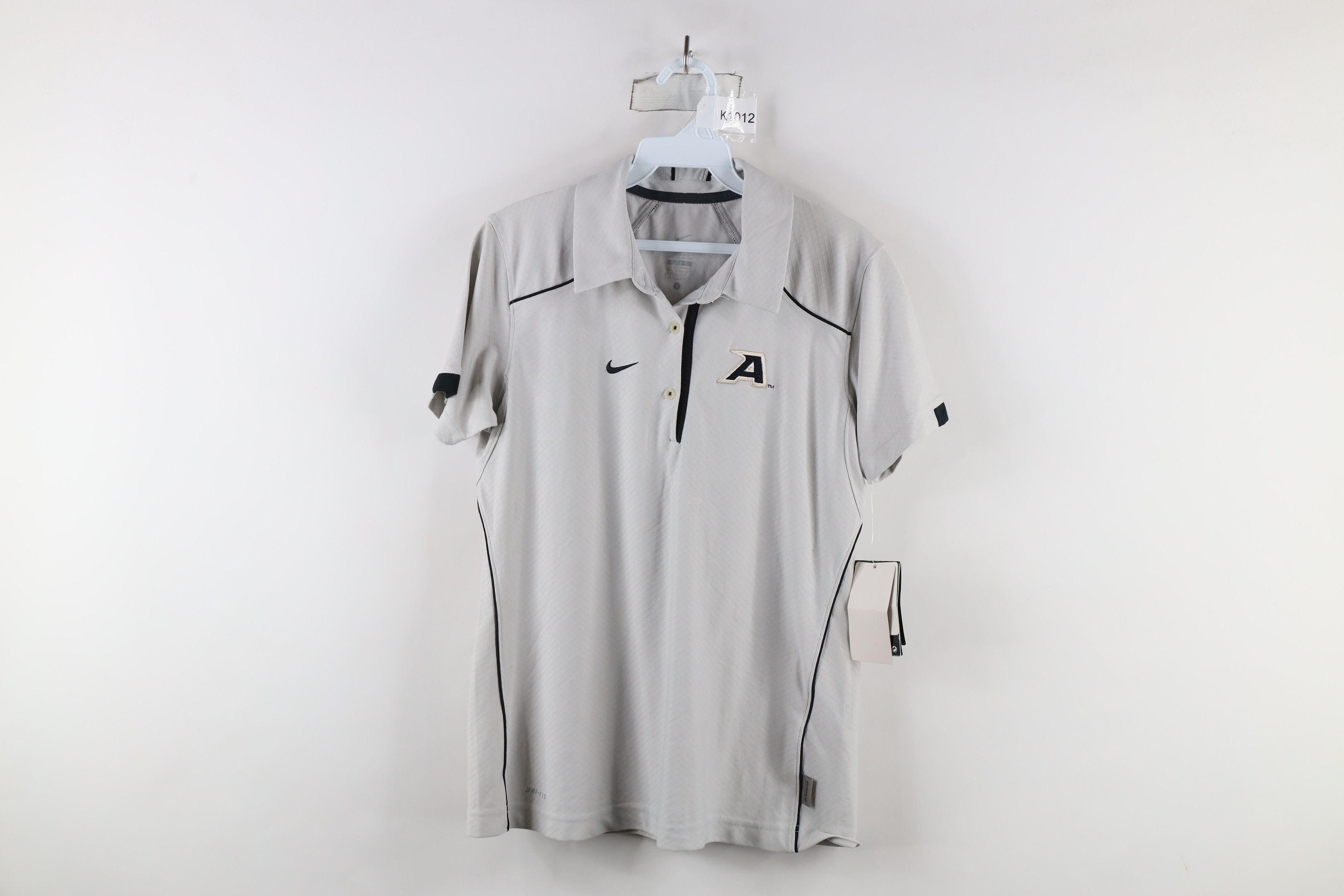 Nike × Vintage Deadstock Vintage Nike States Army Westpoint Polo Shirt Gray Size S / US 4 / IT 40 - 1 Thumbnail