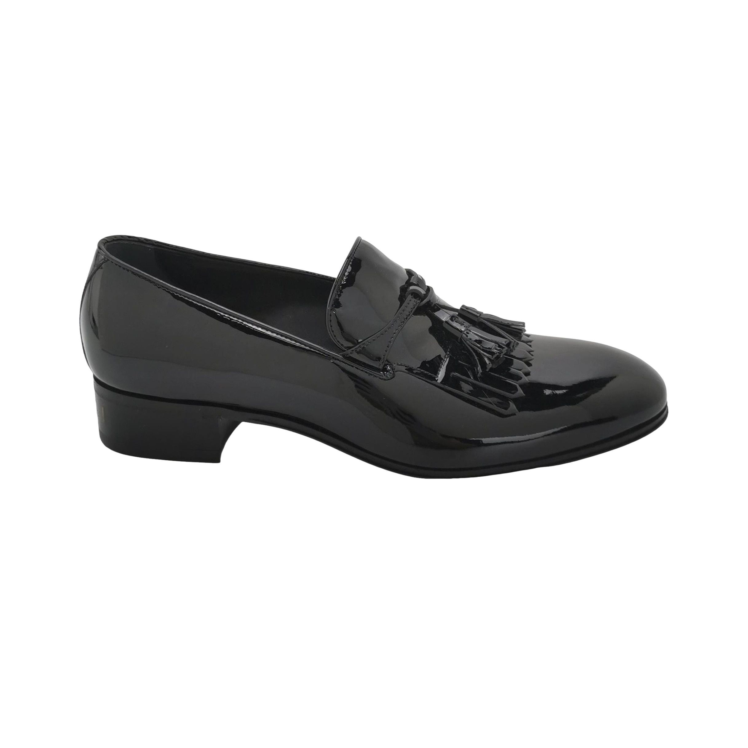 Gucci Gucci Fringe Patent Leather Loafers 40.5 Size US 7 / EU 40 - 1 Thumbnail