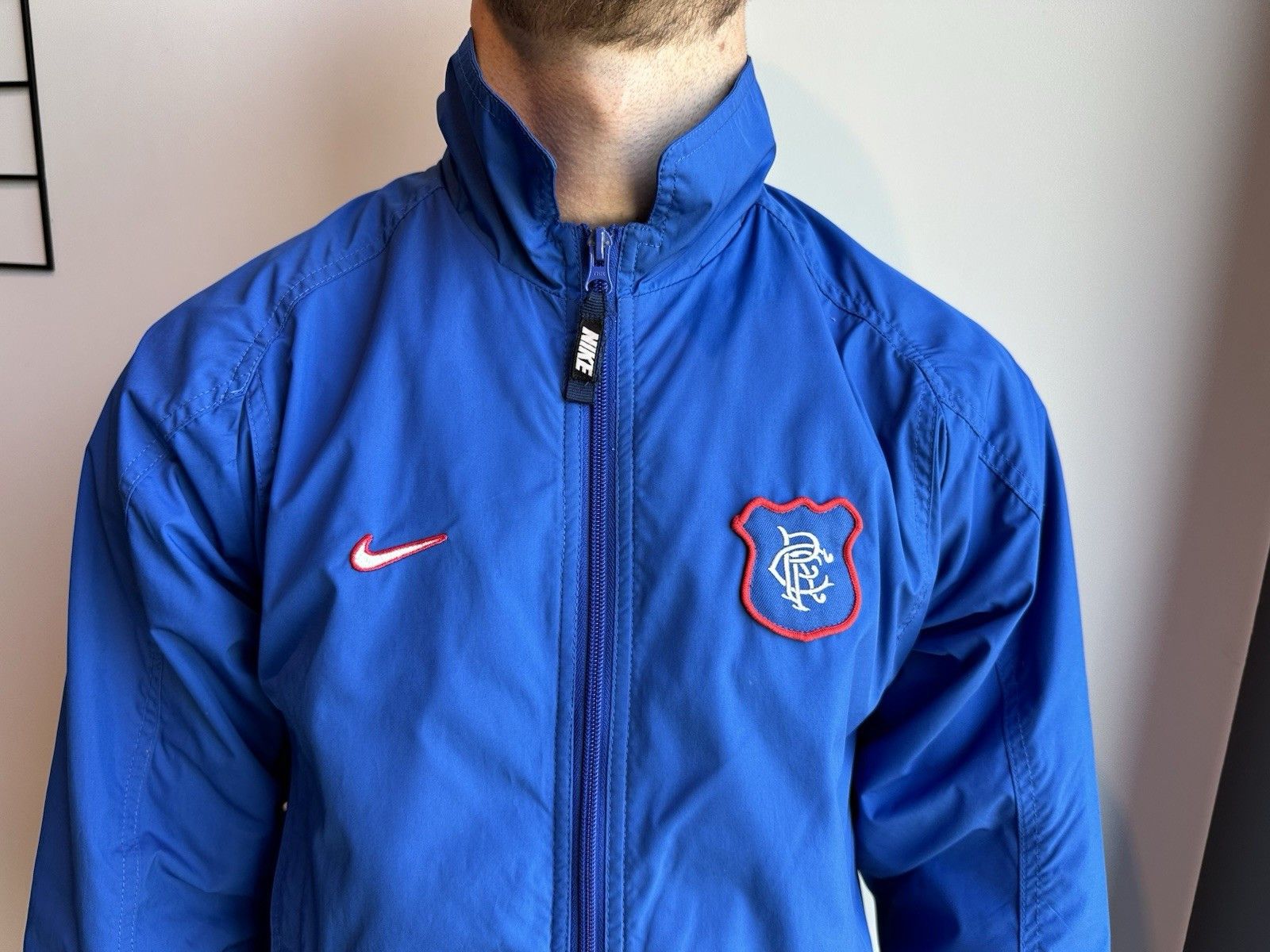 Nike Vintage Nike 1990s 90s Fc Rangers Training Jacket Soccer Size US XS / EU 42 / 0 - 7 Thumbnail