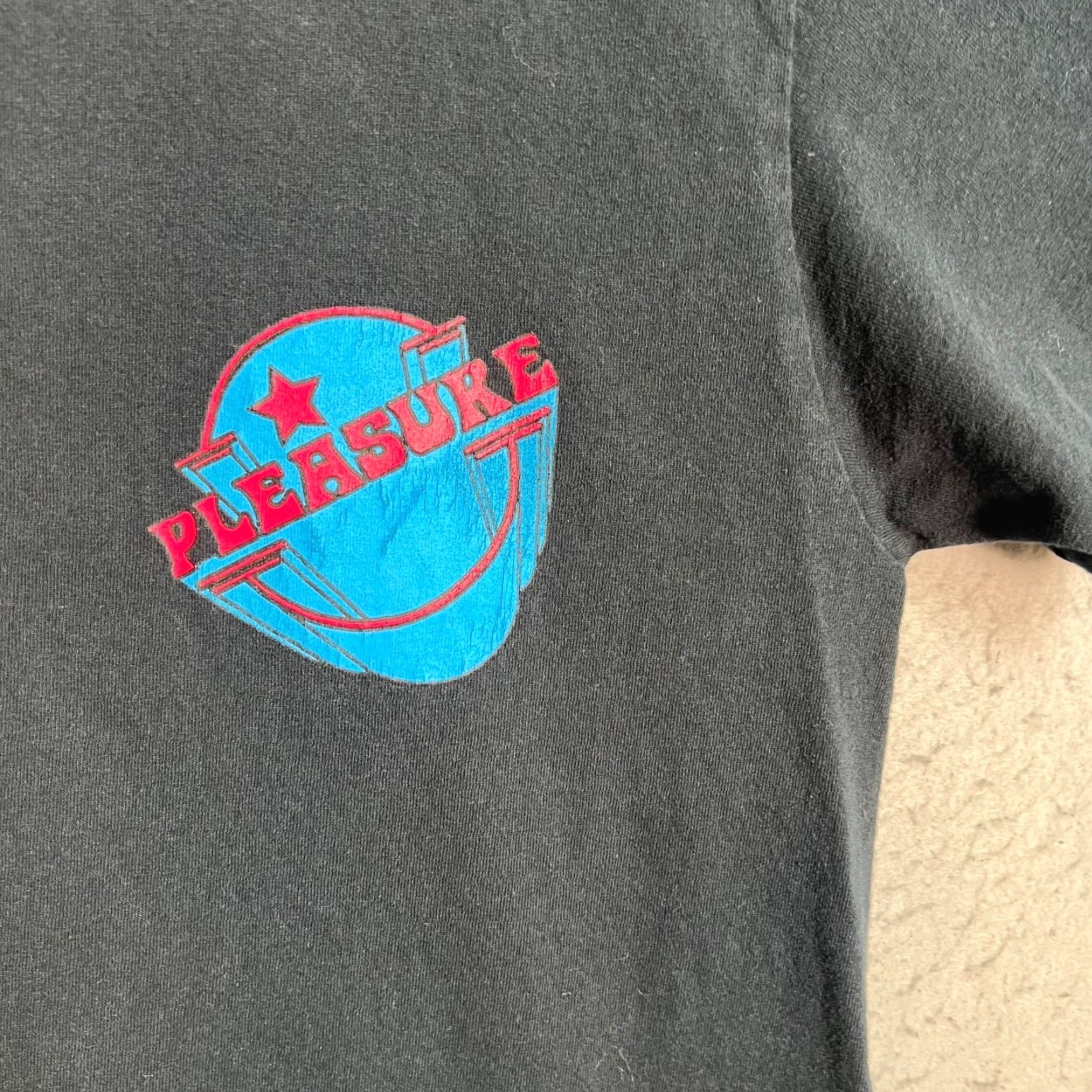 Pleasures Pleasure Graphic T-Shirt Mens Adult Medium Black Short Sleeve "No Ifs Ands Or" Size US M / EU 48-50 / 2 - 6 Thumbnail