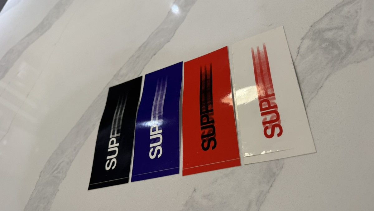 Supreme Supreme motion logo sticker lot motion logo collection Size ONE SIZE - 9 Thumbnail