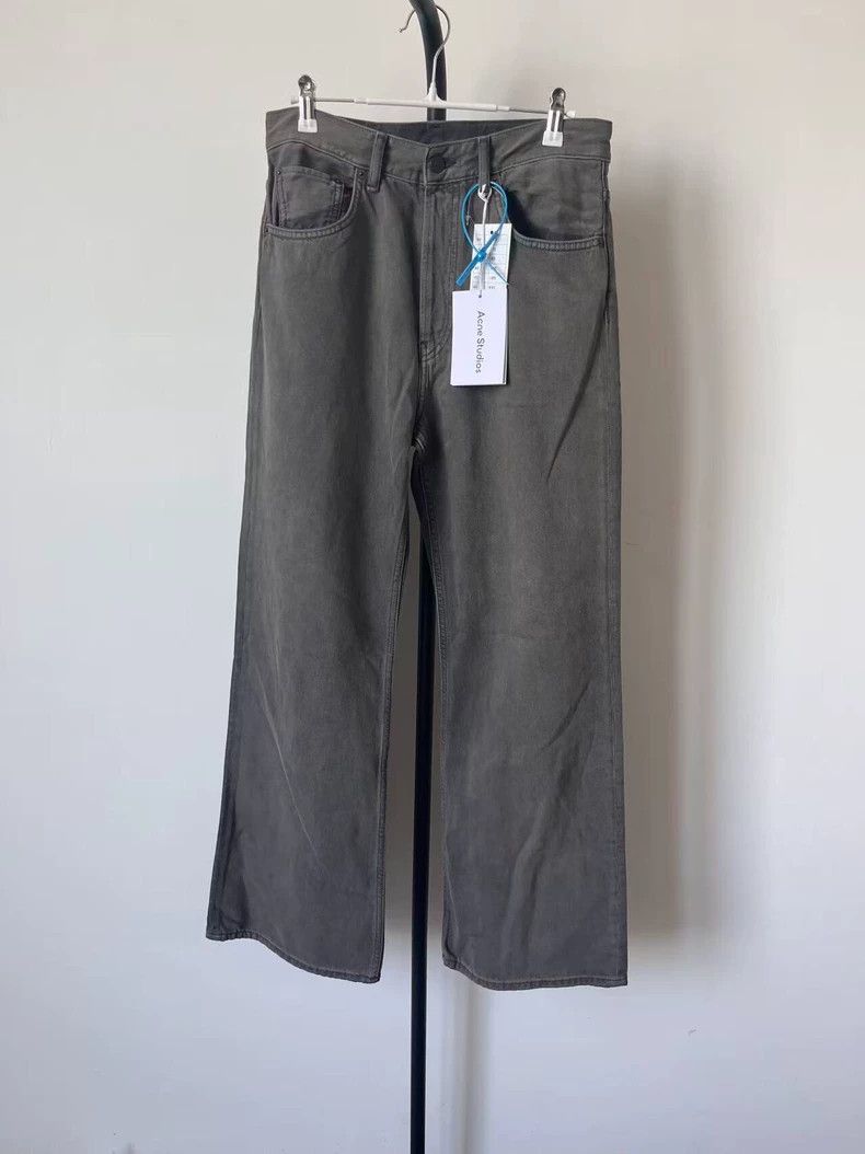 Acne Studios acne studios size:29 Solid-colored mid-waist jeans 2506-Ne Size 22" - 1 Thumbnail
