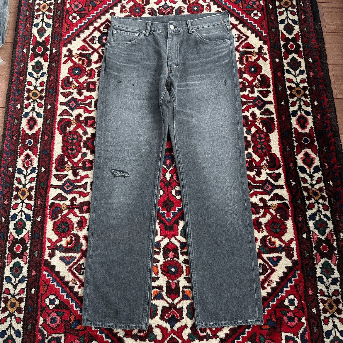 Visvim Visvim 17AW 03D10 Distressed Denim-2505 Size US 32 / EU 48 - 1 Thumbnail