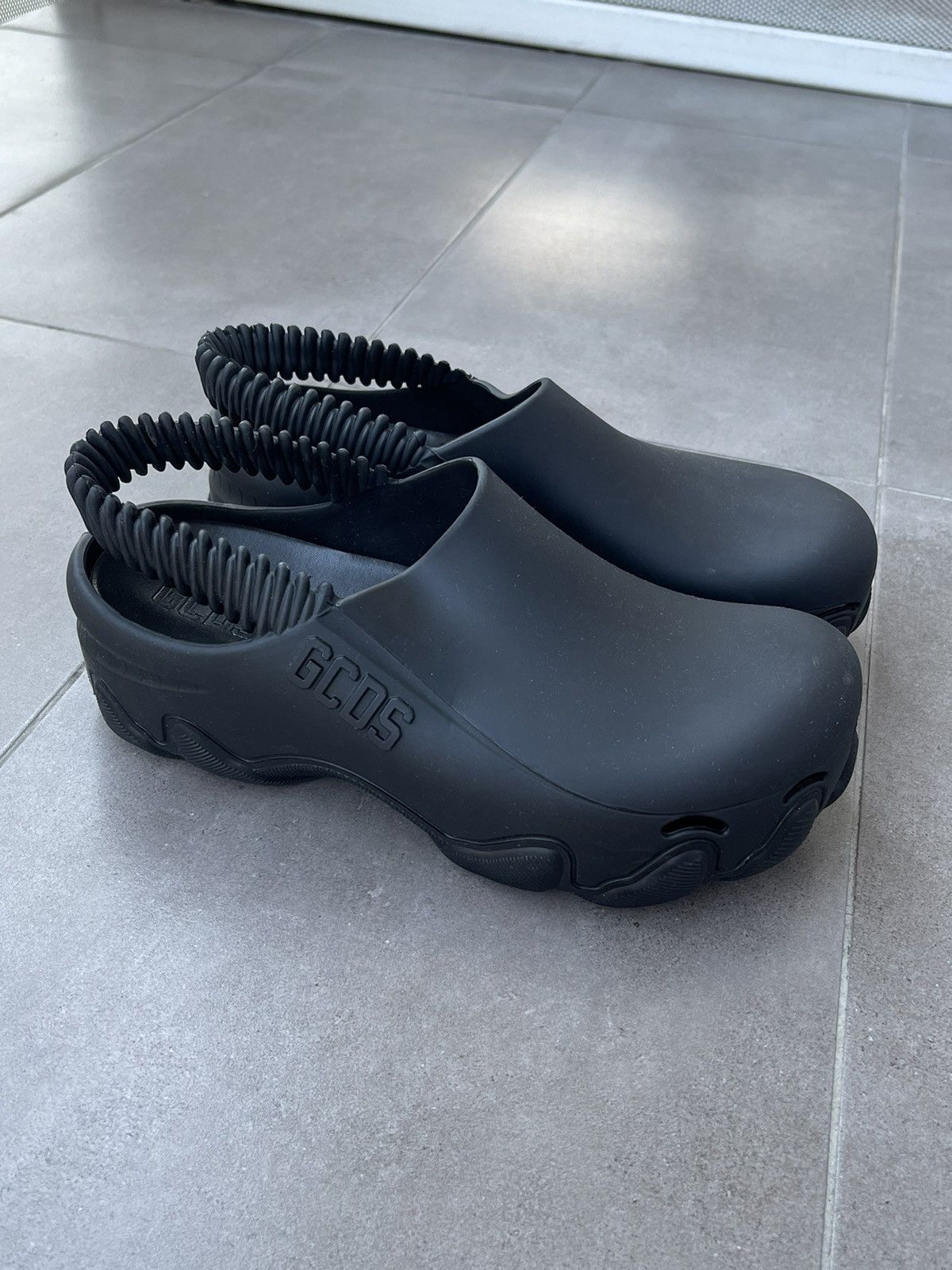 GCDS !DS! SS22 GCDS IBEX Black Clogs Size US 9.5 / EU 42-43 - 13 Thumbnail