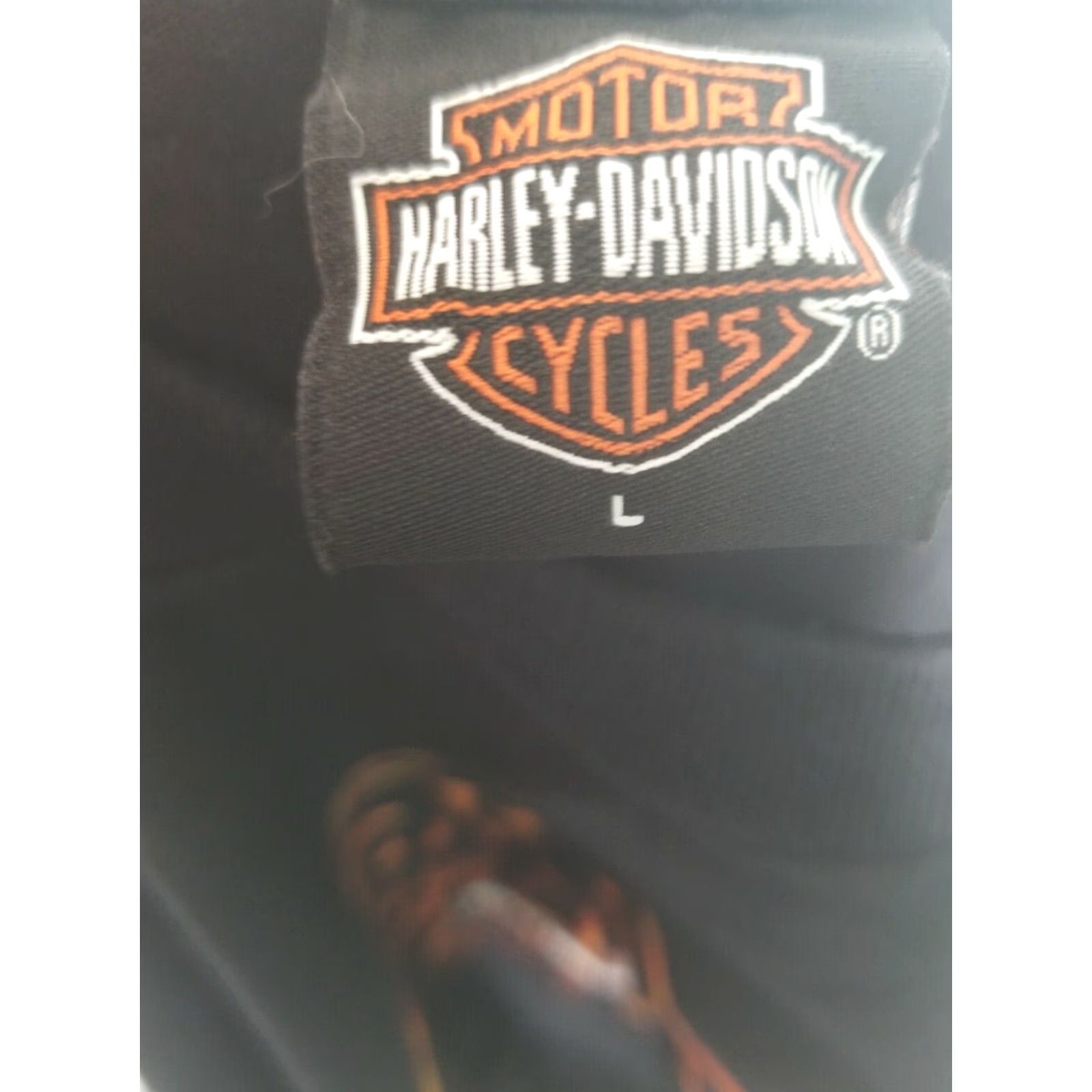 Harley Davidson VINTAGE Harley-Davidson T-Shirt Mens L Black Charcoal? Size US L / EU 52-54 / 3 - 3 Thumbnail