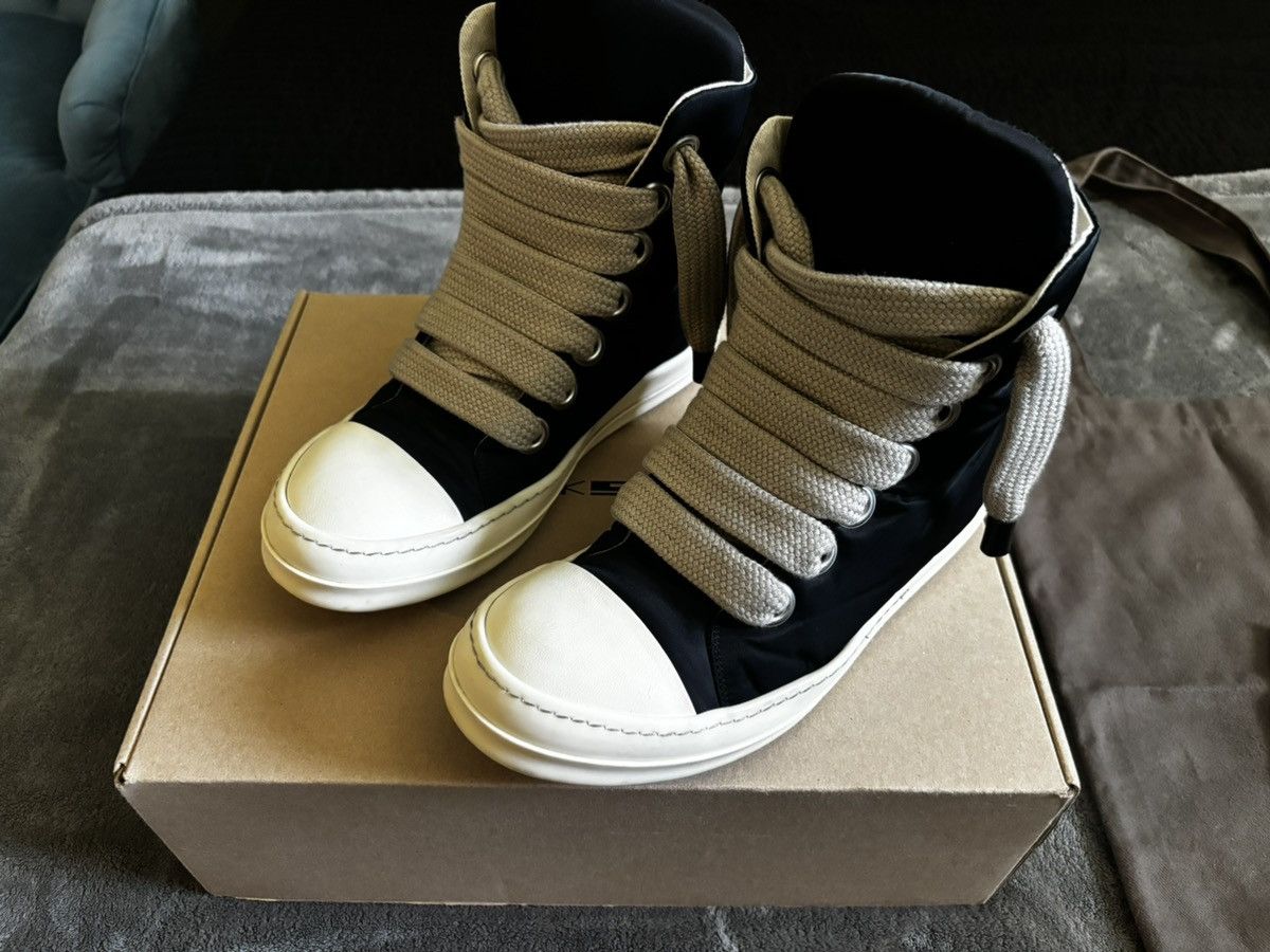 RICK OWENS DRKSHDW ハイトップ キャンバス スニーカー Rick Owens DRKSHDW ハイトップ スニーカー