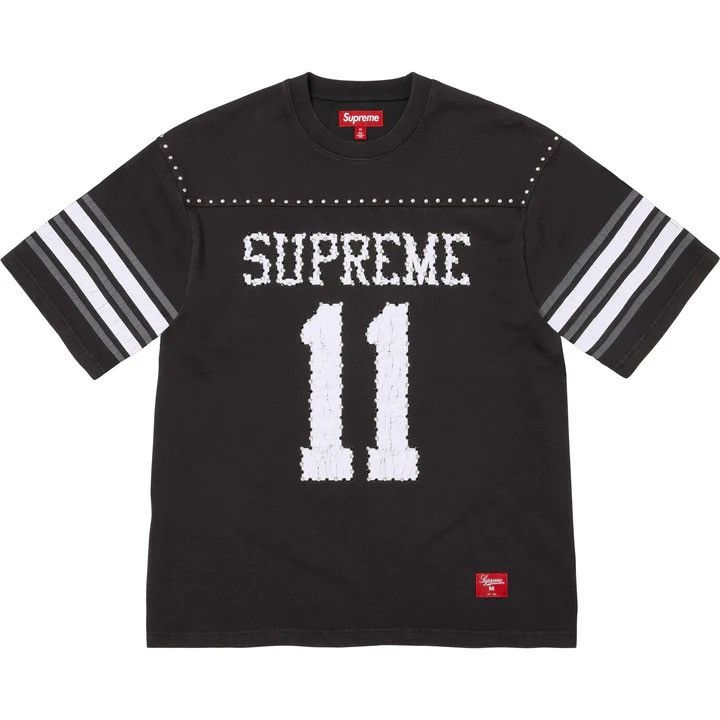 Supreme Supreme Studded Short Sleeve Football Top Black Size CL Size US XL / EU 56 / 4 - 1 Thumbnail