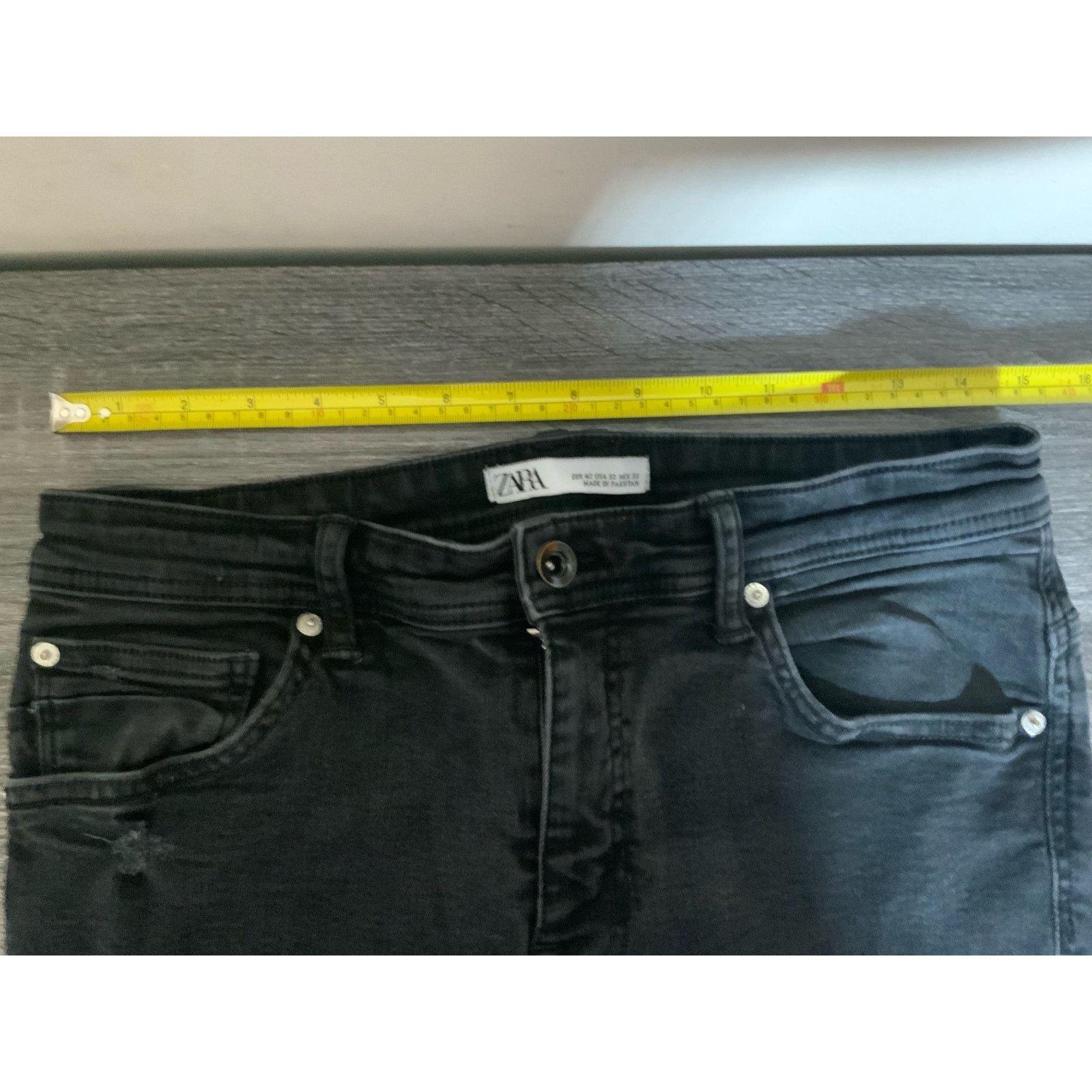 Zara Zara Skinny Black Women Jeans Pants Size 32 - USED Size 32" / US 10 / IT 46 - 7 Thumbnail