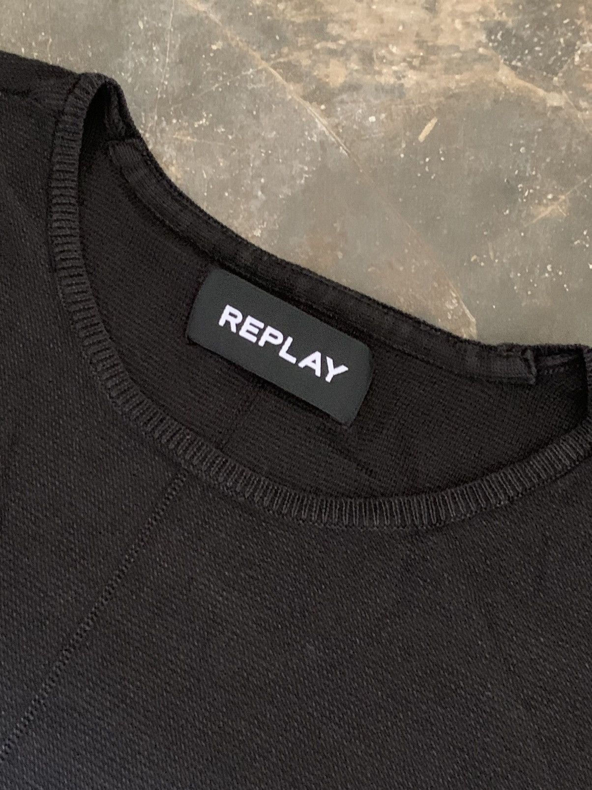 Replay Replay Waffleknit Longsleeve Tshirt Size US M / EU 48-50 / 2 - 3 Thumbnail