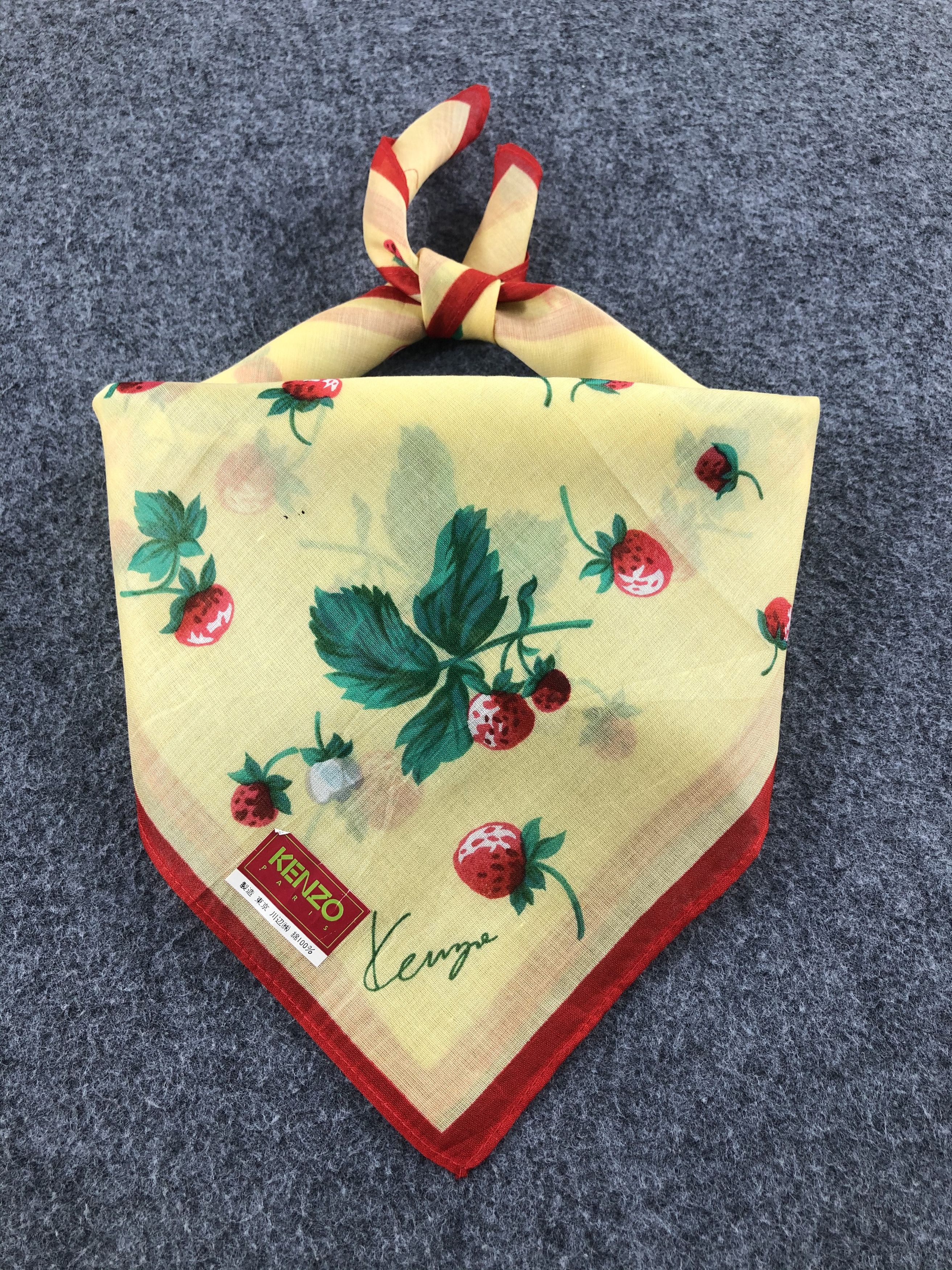 Kenzo Kenzo Floral Handkerchief / Bandana / Neckerchief Size ONE SIZE - 2 Thumbnail