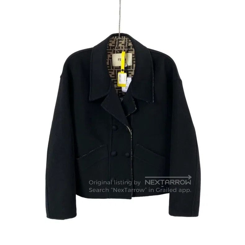 Fendi Fendi Wool Lined Printed Jacket Size XS / US 0-2 / IT 36-38 - 1 Thumbnail