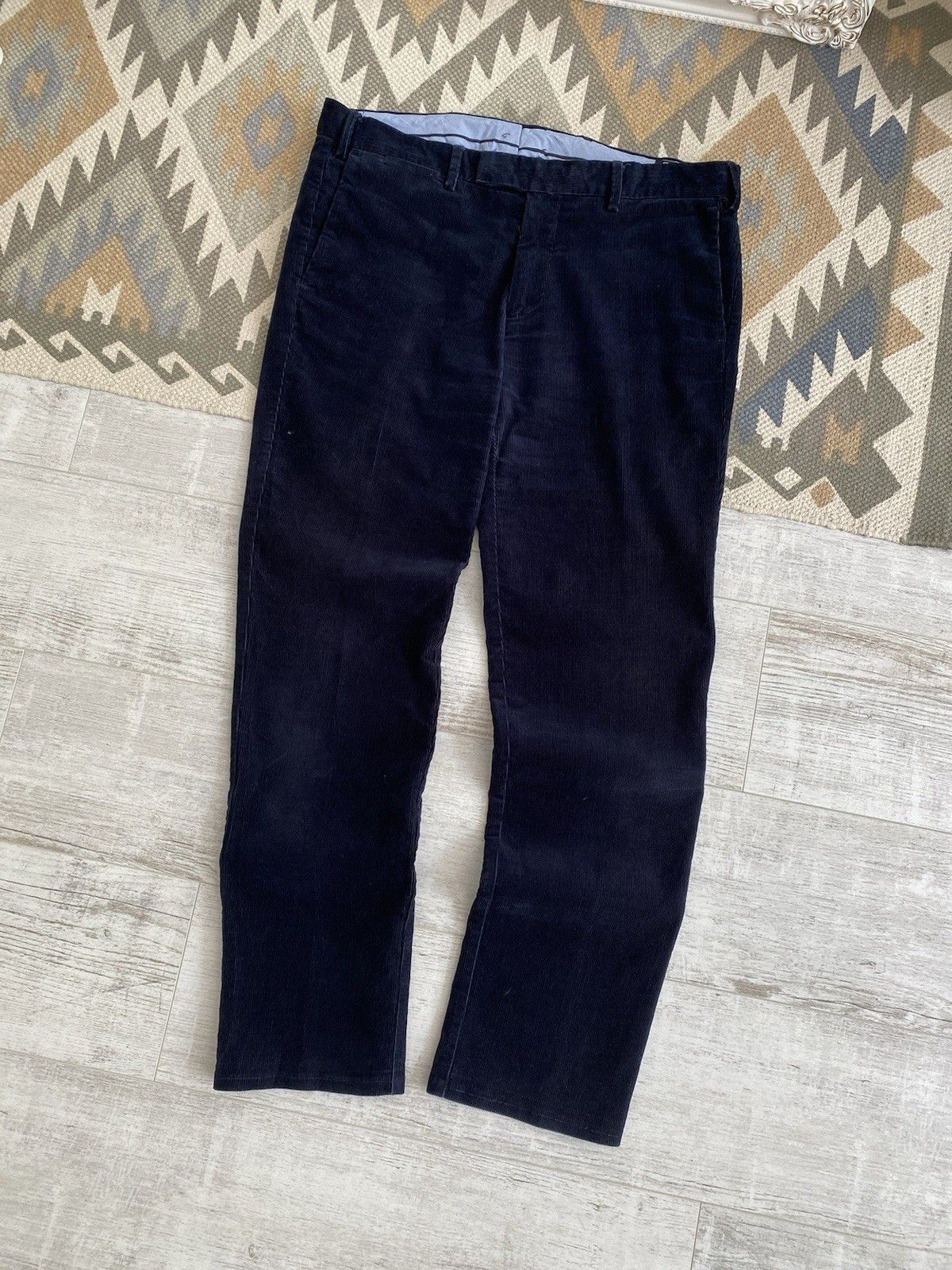 Polo Ralph Lauren Polo Ralph Lauren Corduroy Pleated Pants Trousers Size US 34 / EU 50 - 1 Thumbnail