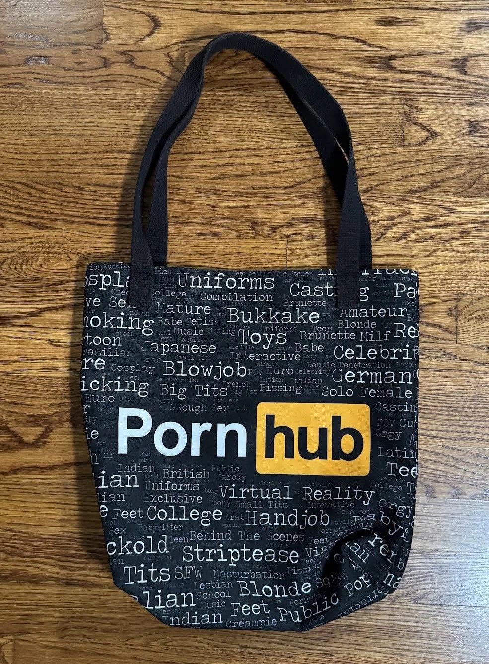 Vintage Porn Hub Tote Bag Size ONE SIZE - 2 Thumbnail
