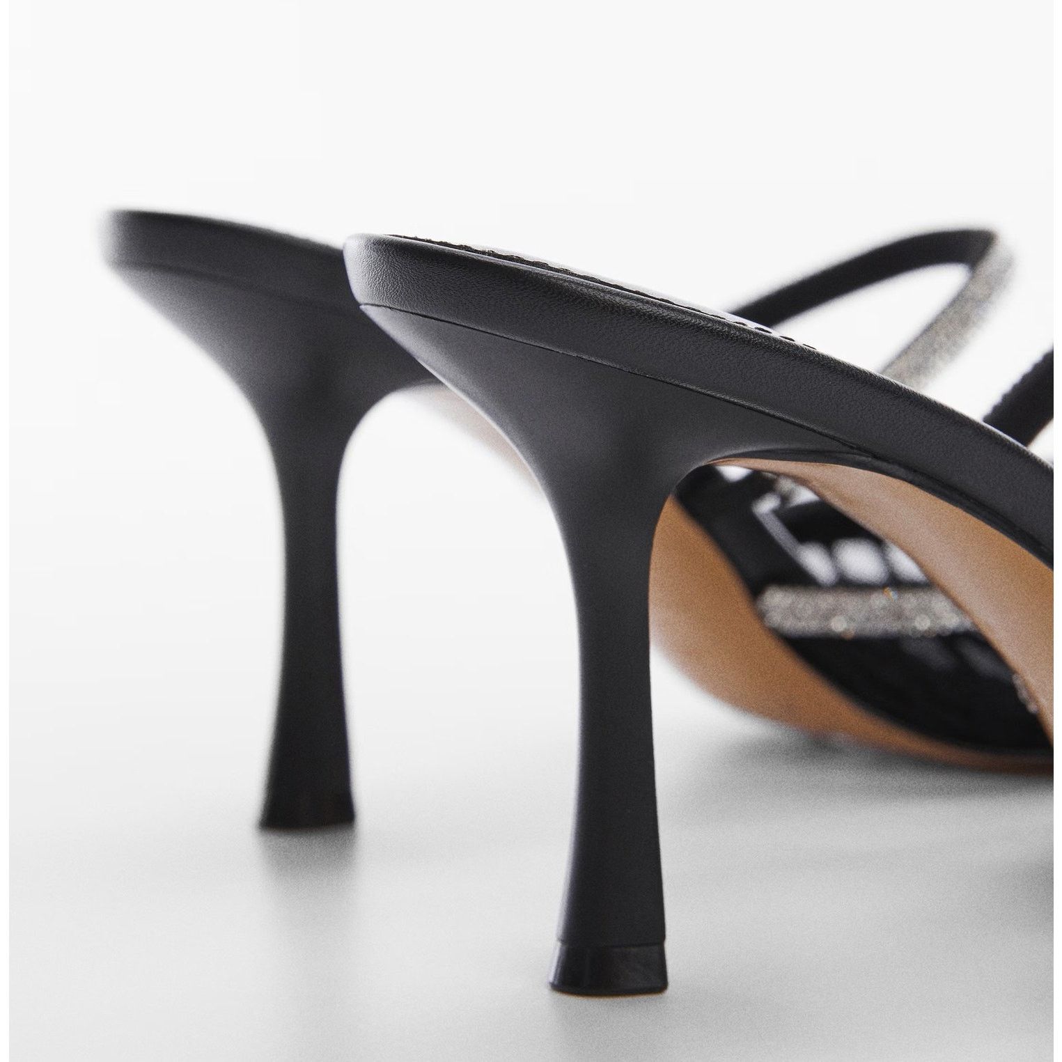 Mango MANGO Embellished Mesh Pointed Toe Heels NWT Size US 7.5 / IT 37.5 - 15 Thumbnail