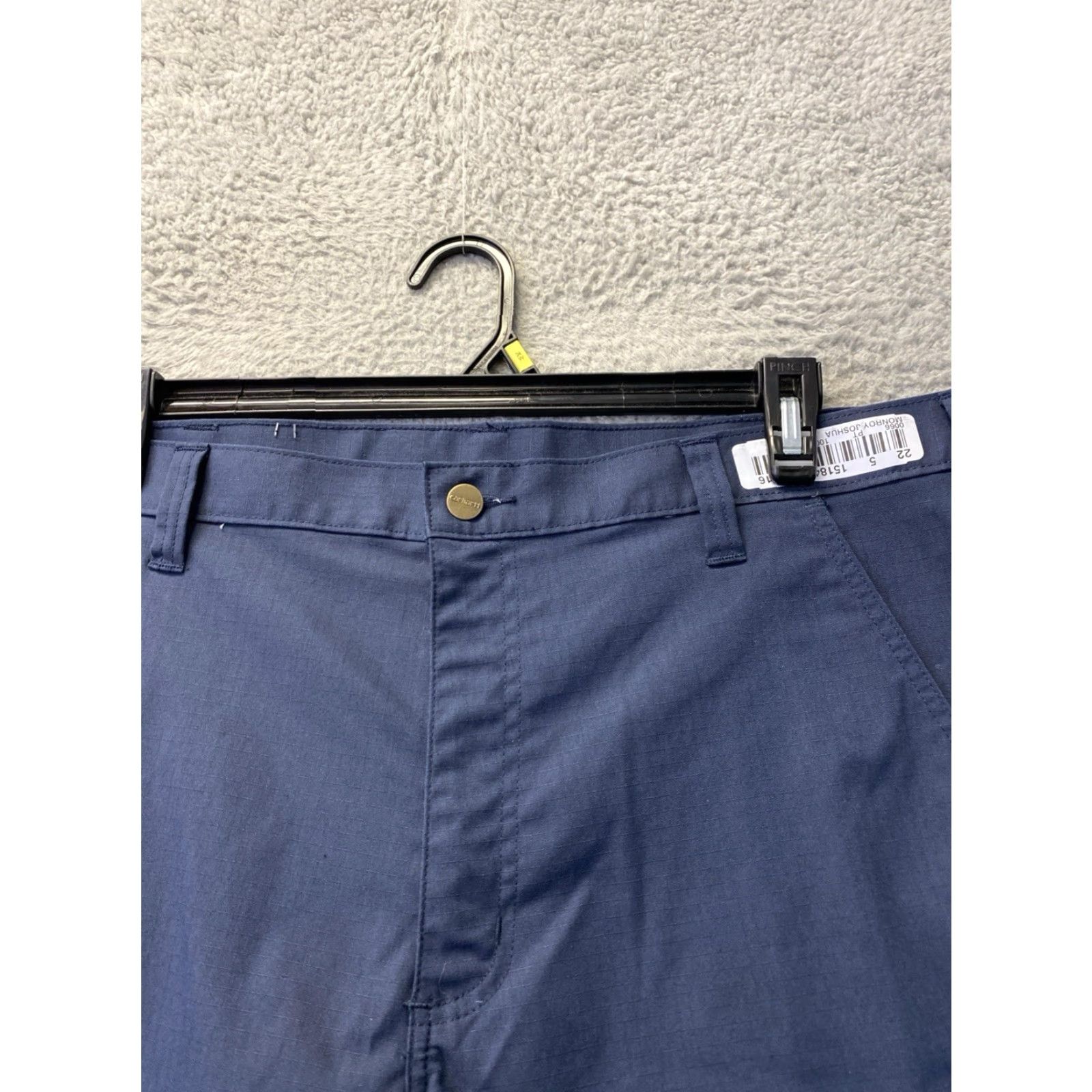 Carhartt Carhartt Pants Men 40x32 Cargo Workwear Blue 160-26 Relaxed Straight 5-Pocket Zipper Button Carhartt Branding Size US 40 / EU 56 - 4 Thumbnail