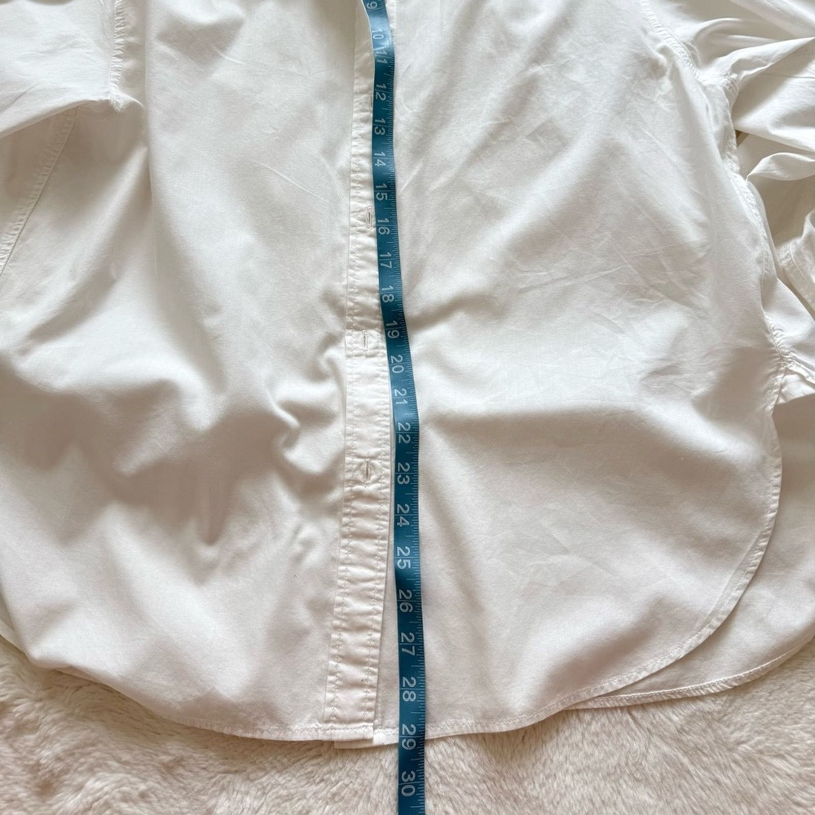 H&M H&M women white oversize cotton blouse size XS Size XS / US 0-2 / IT 36-38 - 5 Thumbnail