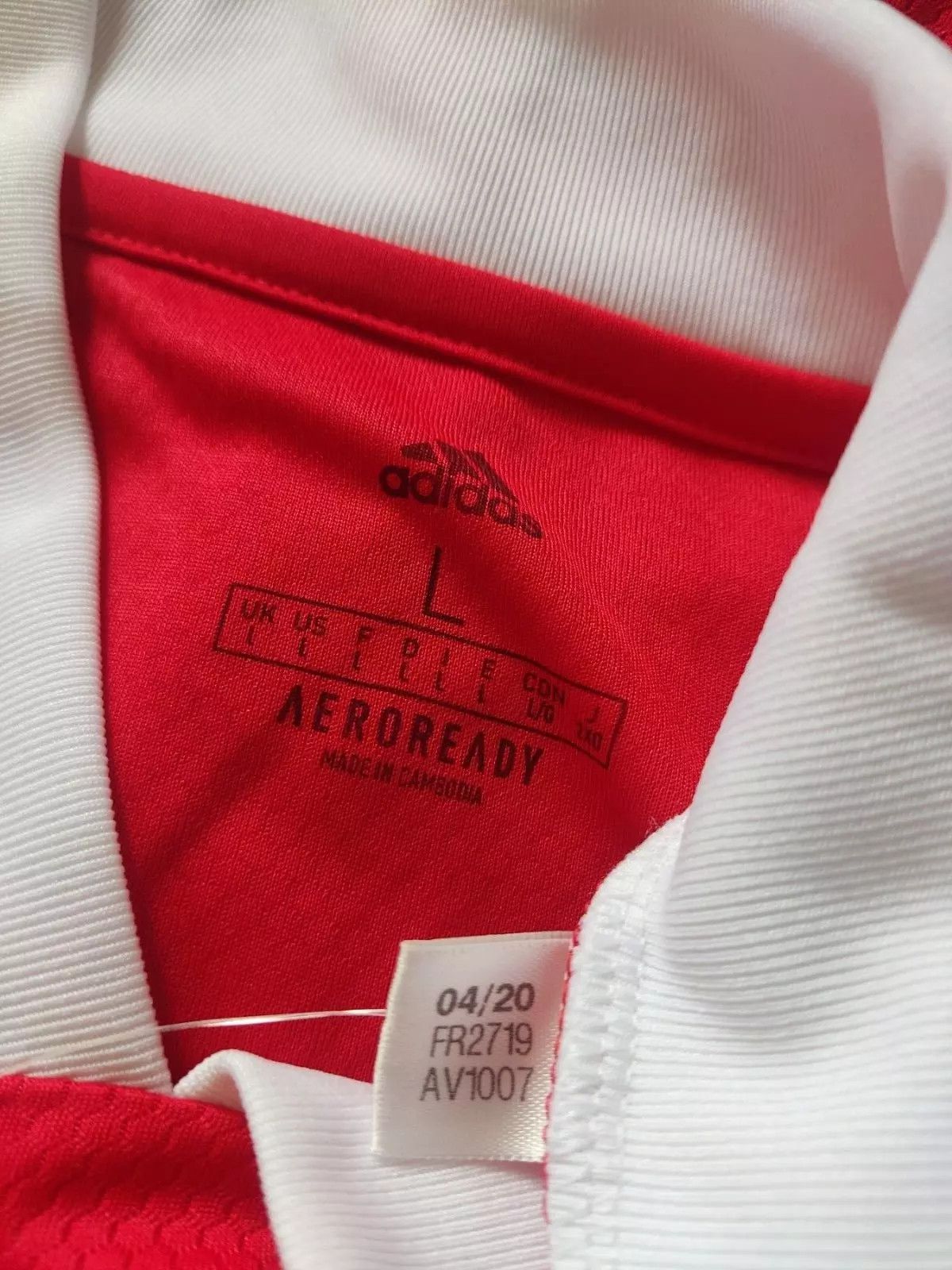 Adidas 1.FC Union Berlin 2020 2021 Jersey Football Adidas FR2719 Size US L / EU 52-54 / 3 - 2 Thumbnail