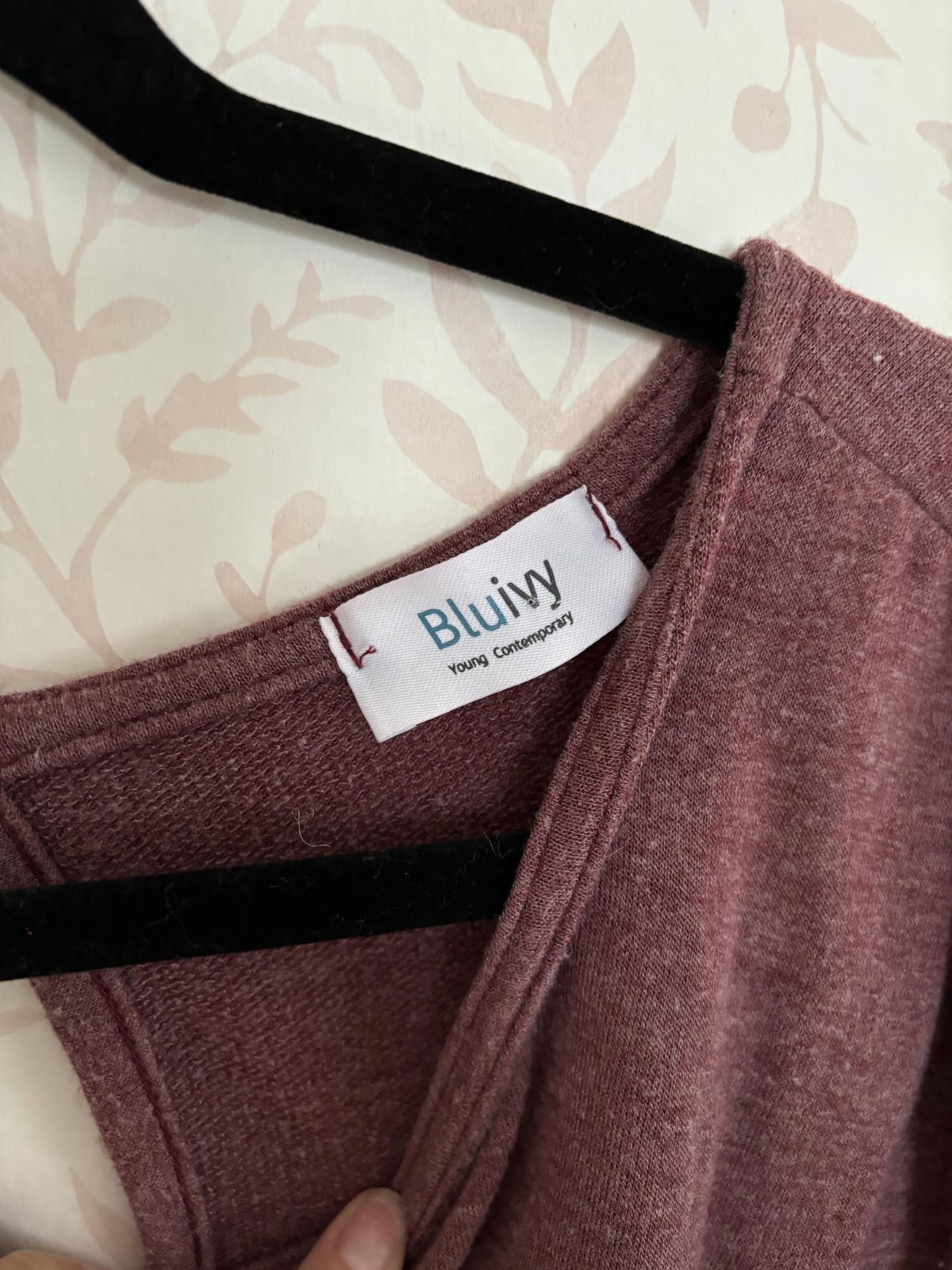 Designer EUC Stylish BluIvy Casual Ruffle Romper in Mauve Size 32" / US 10 / IT 46 - 4 Thumbnail