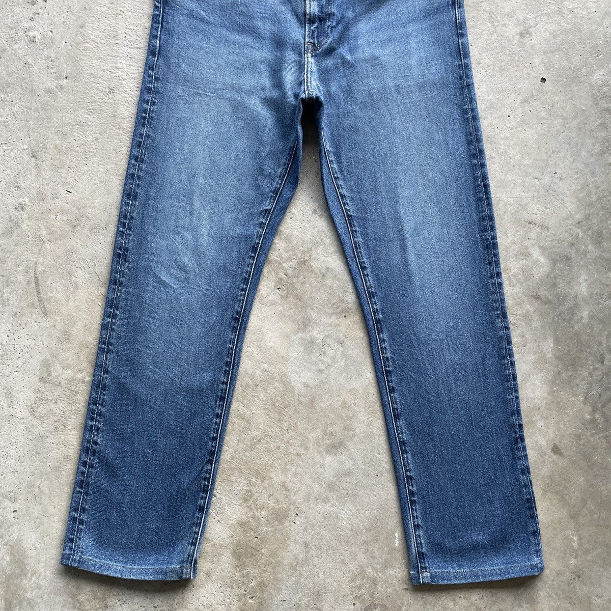 Japanese Brand Vintage Faded Japanese Brand Denim Jeans Pants W33x27.5 Size US 33 - 4 Thumbnail