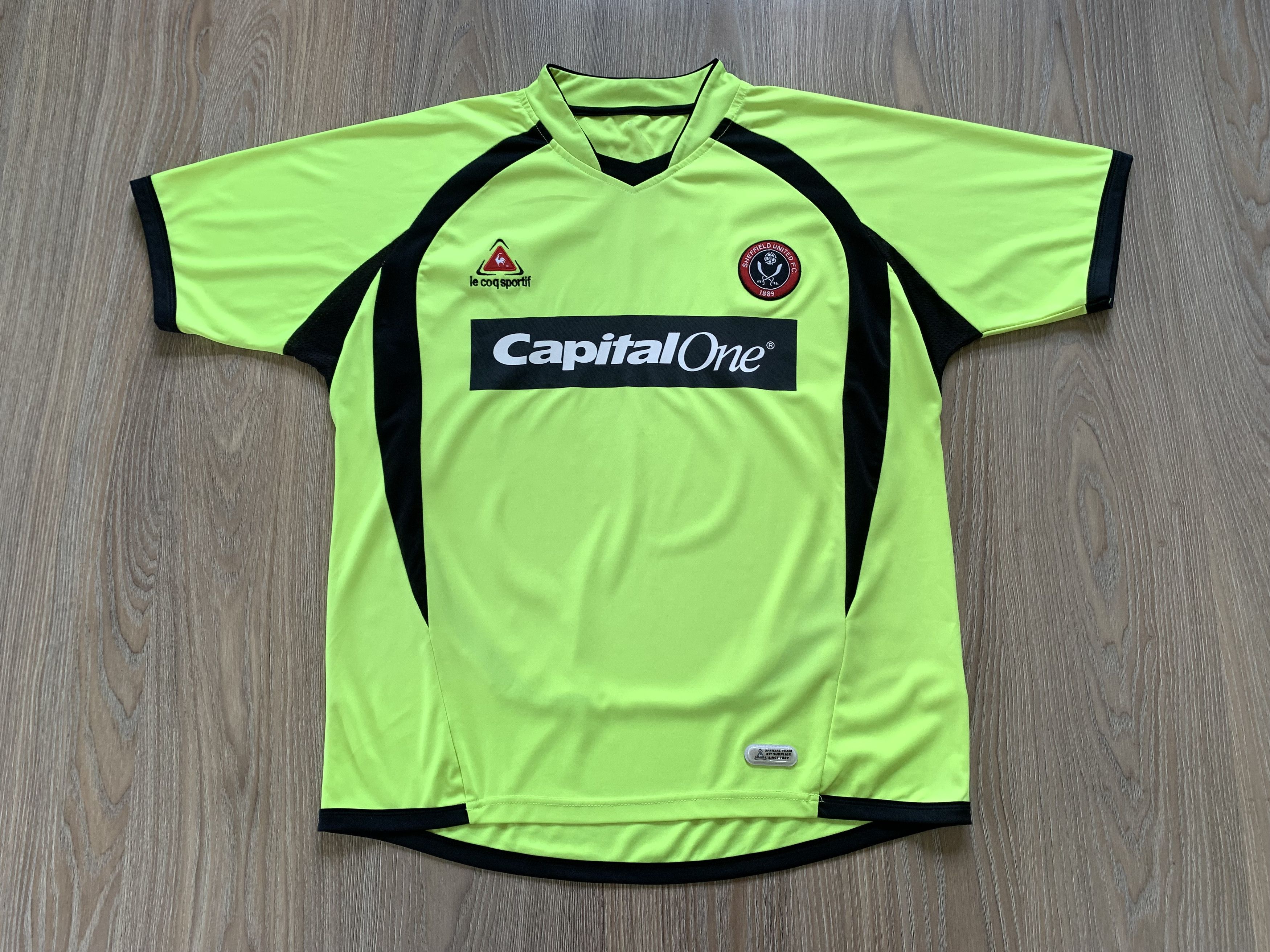 Le Coq Sportif Vintage Le Coq Sportif Sheffield United Away Shirt 2007-2008 Size US L / EU 52-54 / 3 - 5 Thumbnail