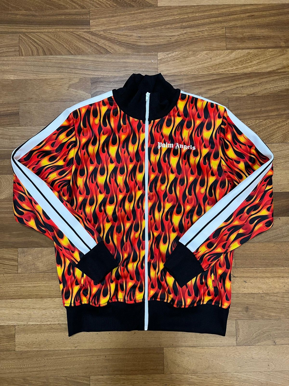 Palm Angels Palm Angels flames truck jacket Size US L / EU 52-54 / 3 - 1 Thumbnail