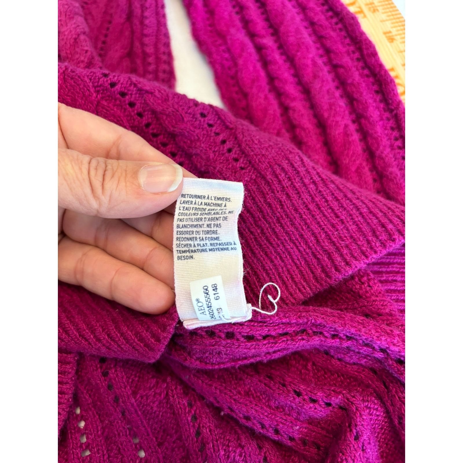 American Eagle Outfitters American Eagle Outfitters Sweater Cable Open Knit Size Small Size S / US 4 / IT 40 - 8 Thumbnail