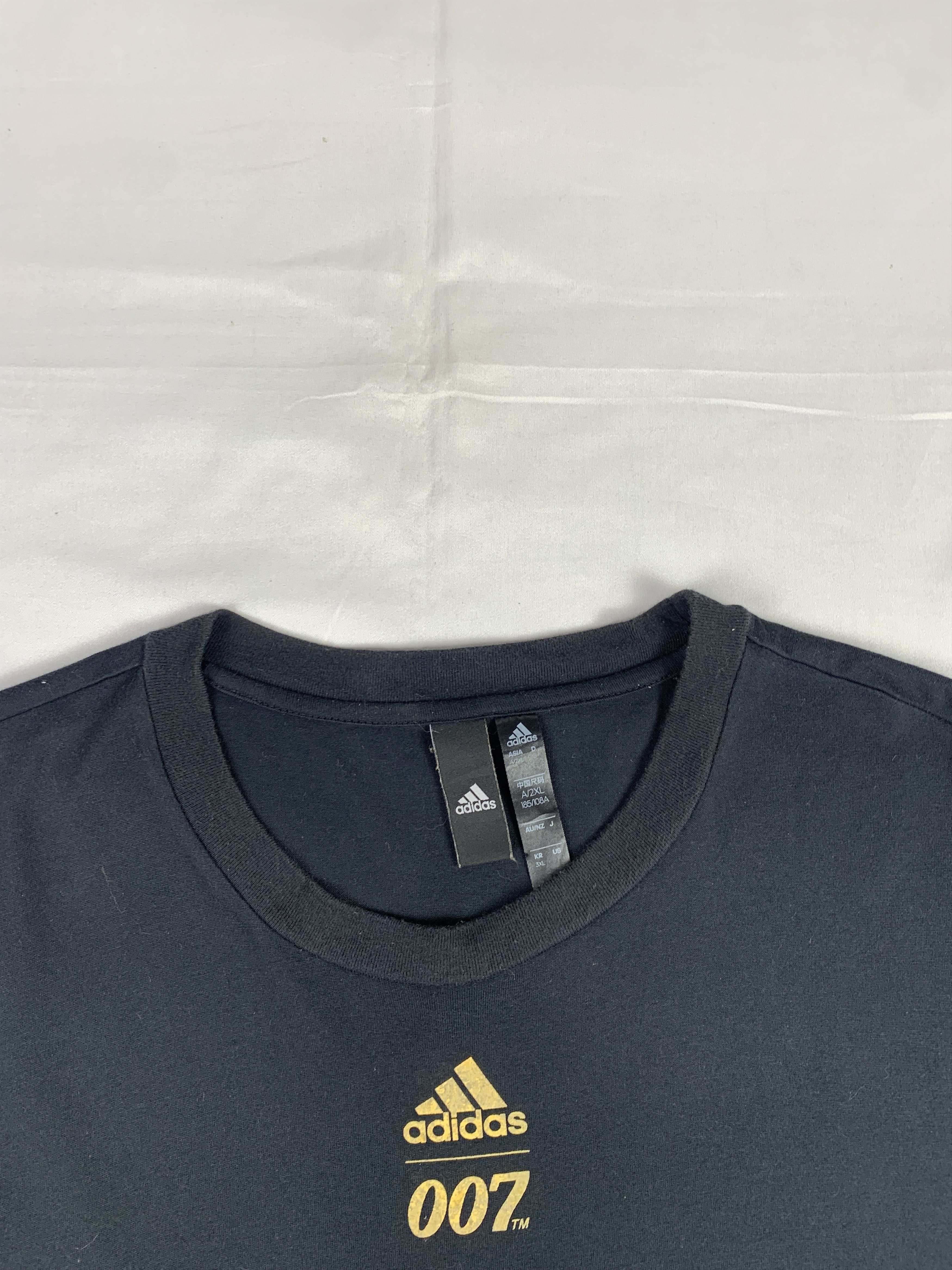 Adidas Adidas x James Bond Black Tee (XL) Size US XL / EU 56 / 4 - 4 Thumbnail