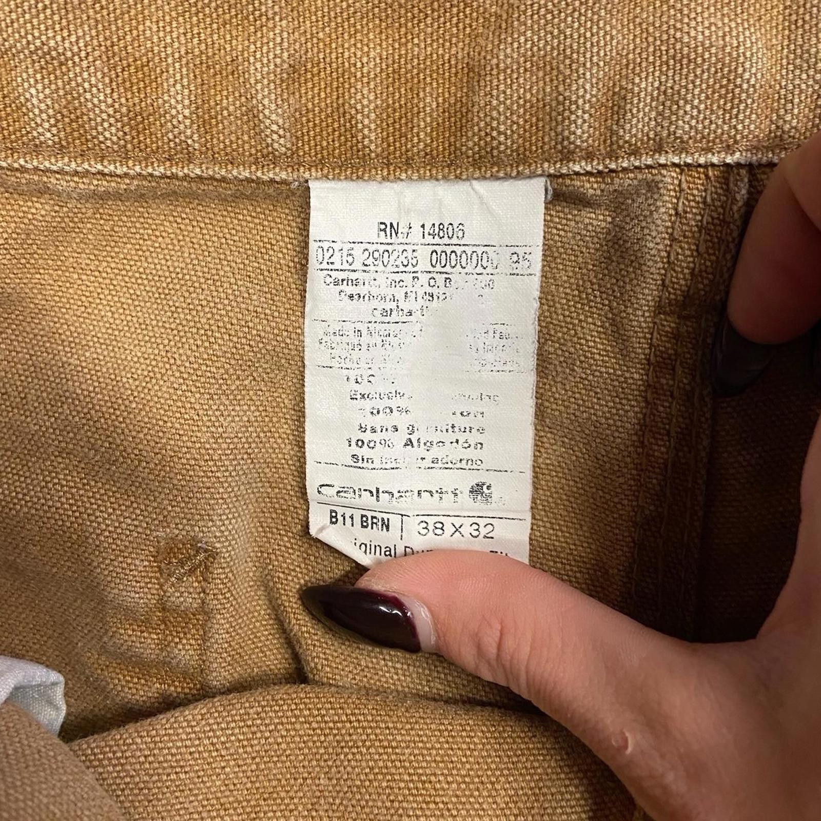 Carhartt Tan Carhartt Dungarees Size US 38 / EU 54 - 7 Thumbnail