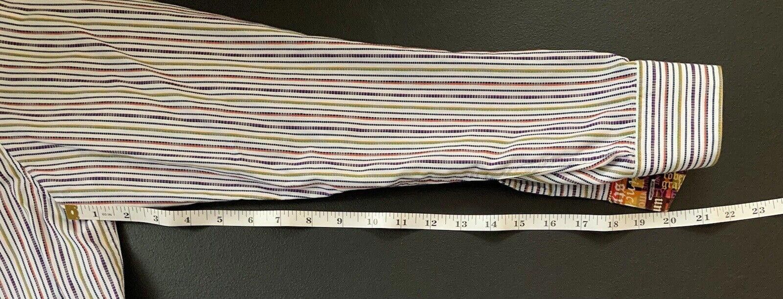 Robert Graham Robert Graham Sz L Shirt Long Sleeve Knowledge Wisdom Truth Size US XL / EU 56 / 4 - 8 Thumbnail