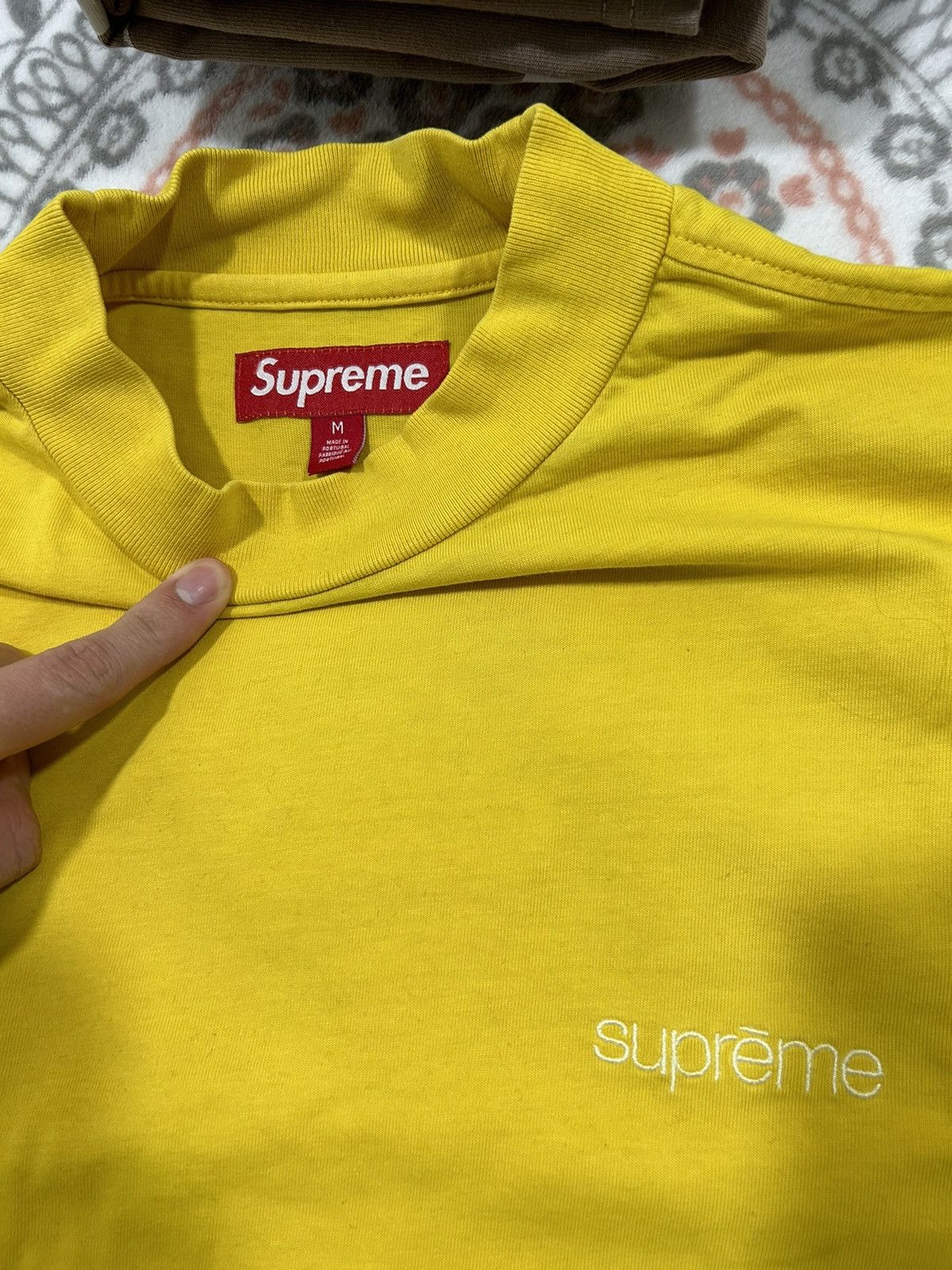 Supreme Supreme long sleeve shirt medium yellow Size US M / EU 48-50 / 2 - 2 Thumbnail