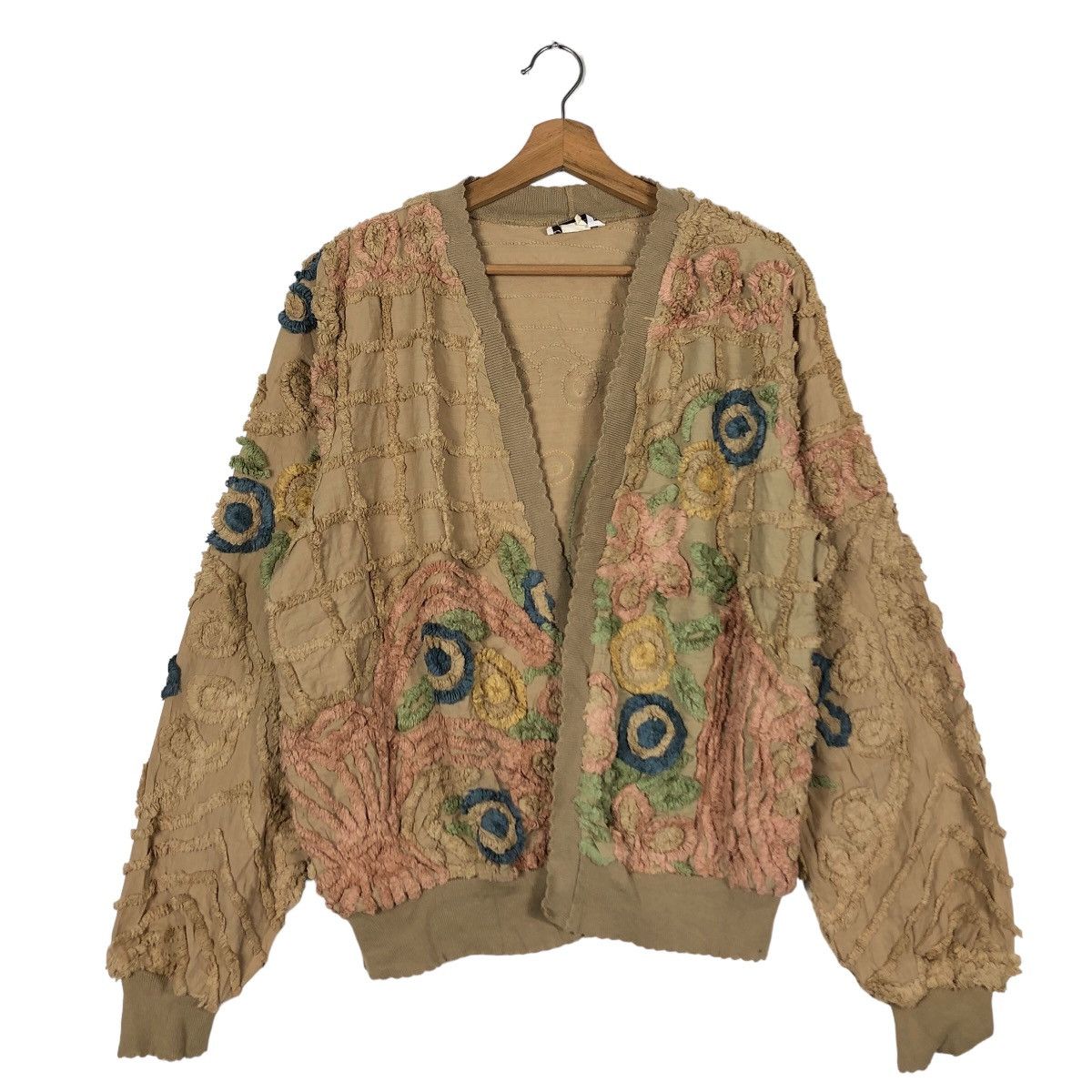 Japanese Brand 🔥90’s Vintage Cardigan Jacket Damze Quilted Flower Coogi Size US L / EU 52-54 / 3 - 2 Thumbnail