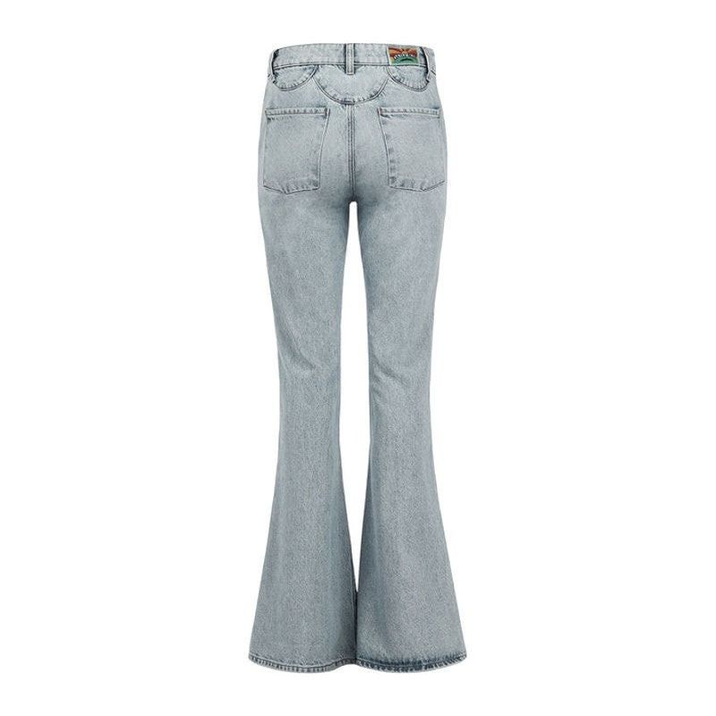 AG Adriano Goldschmied NWT Daily Blue Skye Bellbottom Flare Long Jeans Sz. 28x35 Size 28" / US 6 / IT 42 - 6 Thumbnail