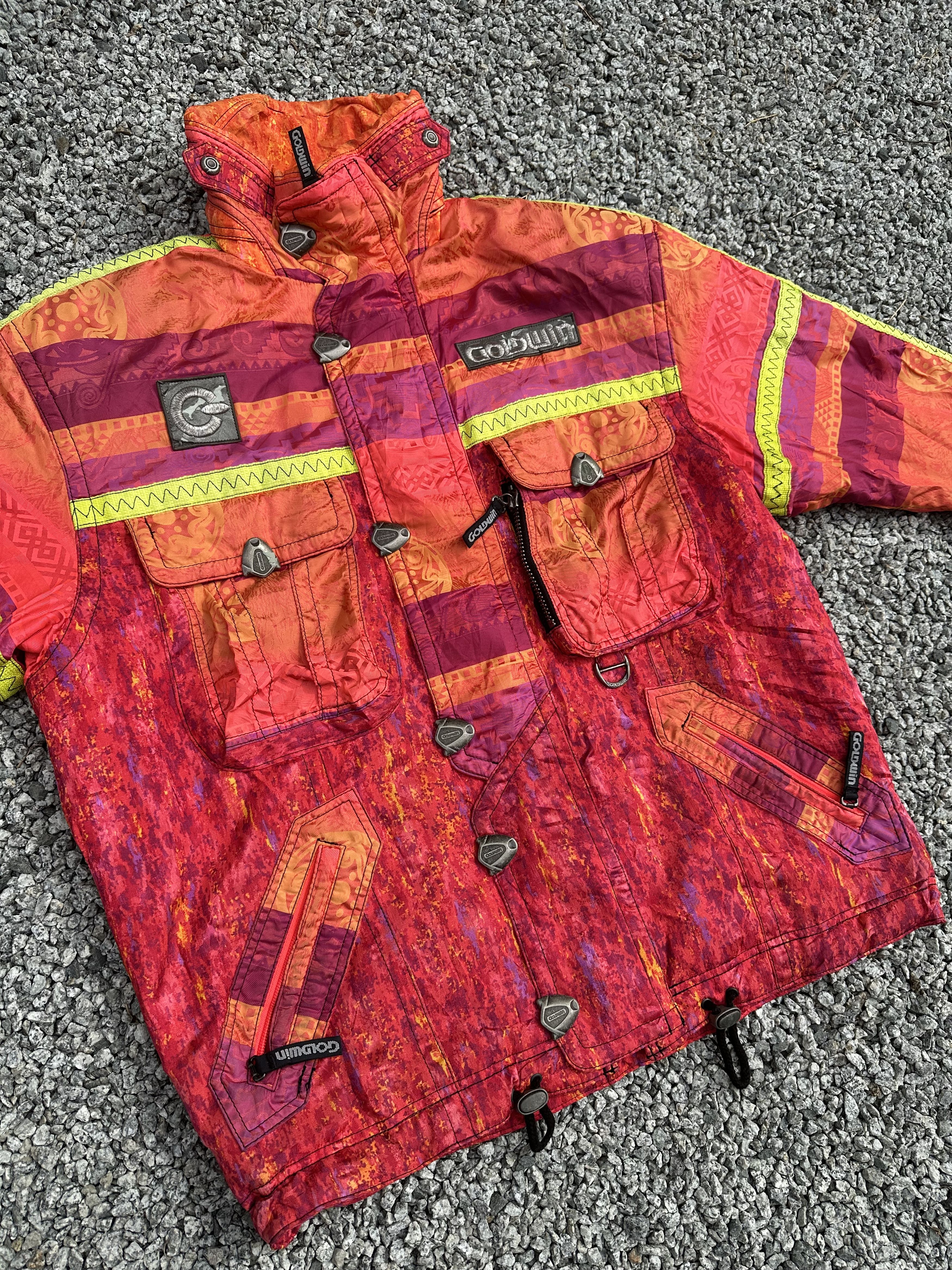 Ellesse × Goldwin Vintage Goldwin Psychedelic Ski Jacket Size US M / EU 48-50 / 2 - 6 Thumbnail