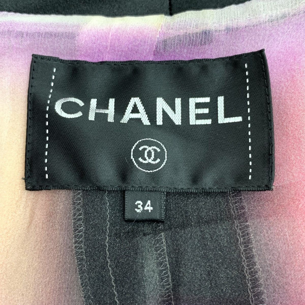 Chanel Chanel Plaid Iridescent Silk Short Sleeve Shirt K26WX Size XXS / US 00 / IT 34 - 6 Thumbnail
