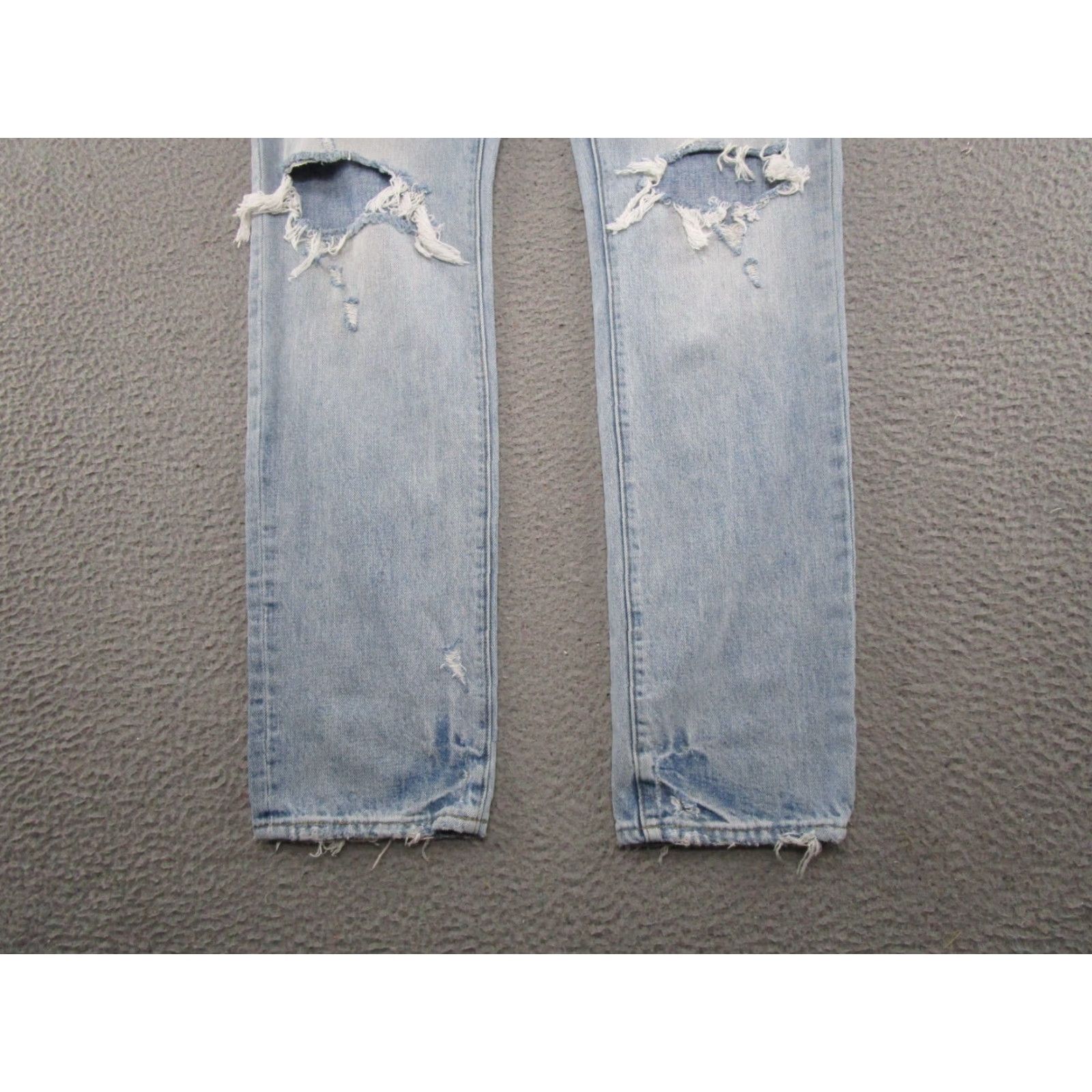 American Eagle Outfitters American Eagle Outfitters Jeans Men Slim Straight Distressed 32x32 Blue Denim Cotton 5-Pocket Logo Inseam 32 Regular Size 32 Vintage: No Size US 32 / EU 48 - 2 Thumbnail