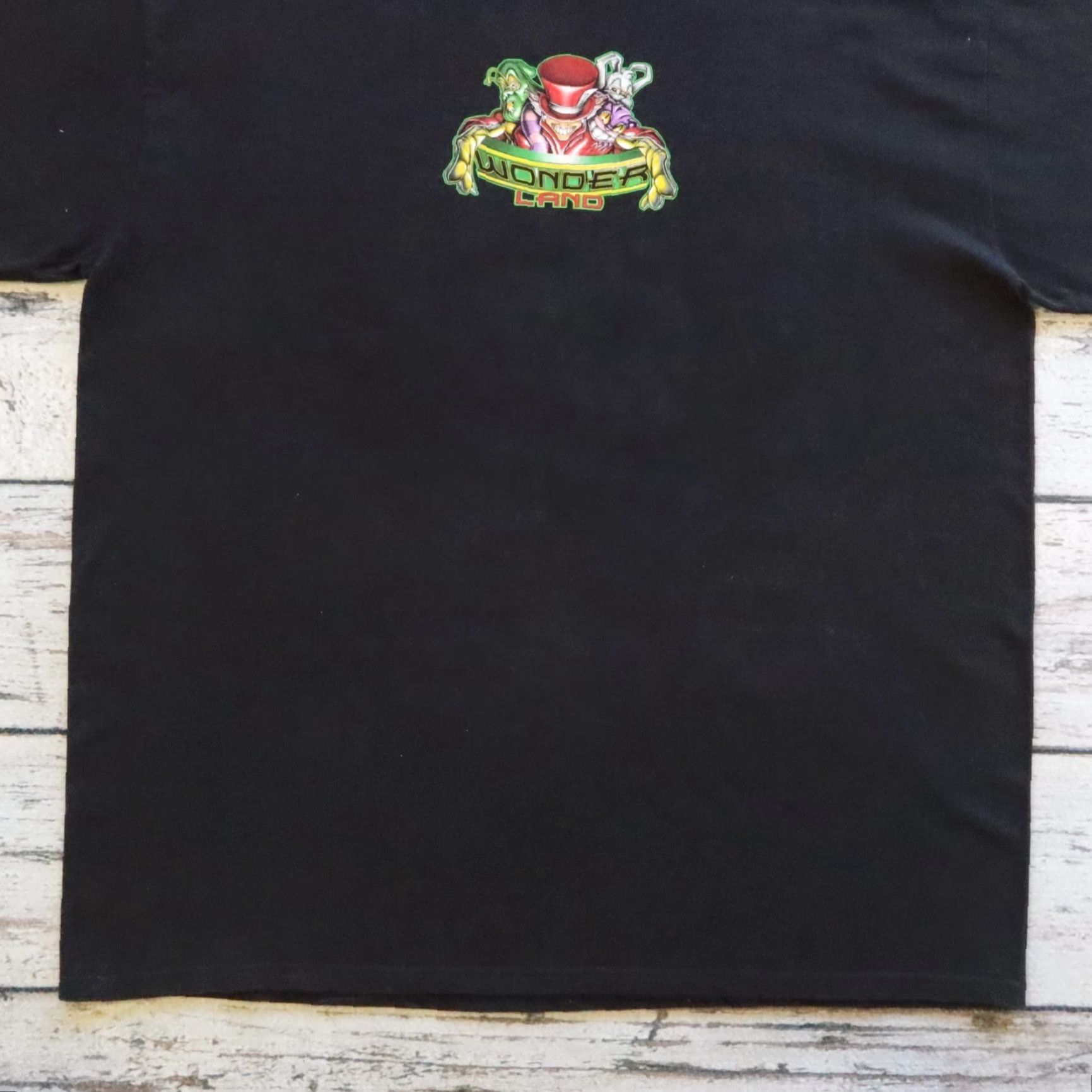 Vintage VINTAGE Cygnus T-Shirt Mens 2XL Black Alice in Wonder Land Shirt Grunge Deviant 90s Size US XXL / EU 58 / 5 - 4 Thumbnail