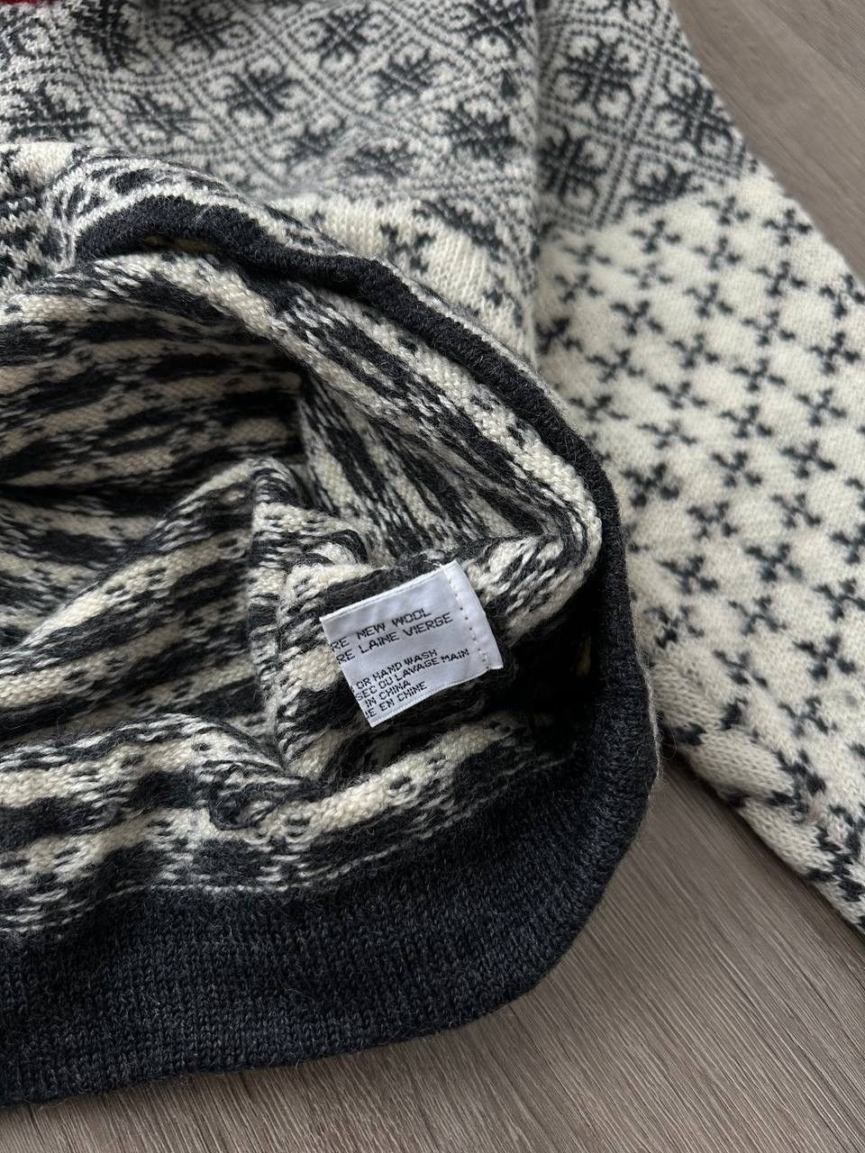 Japanese Brand × Vintage Vintage Nordic Jumper Fair Isle Wool Sweater Size L / US 10 / IT 46 - 8 Thumbnail