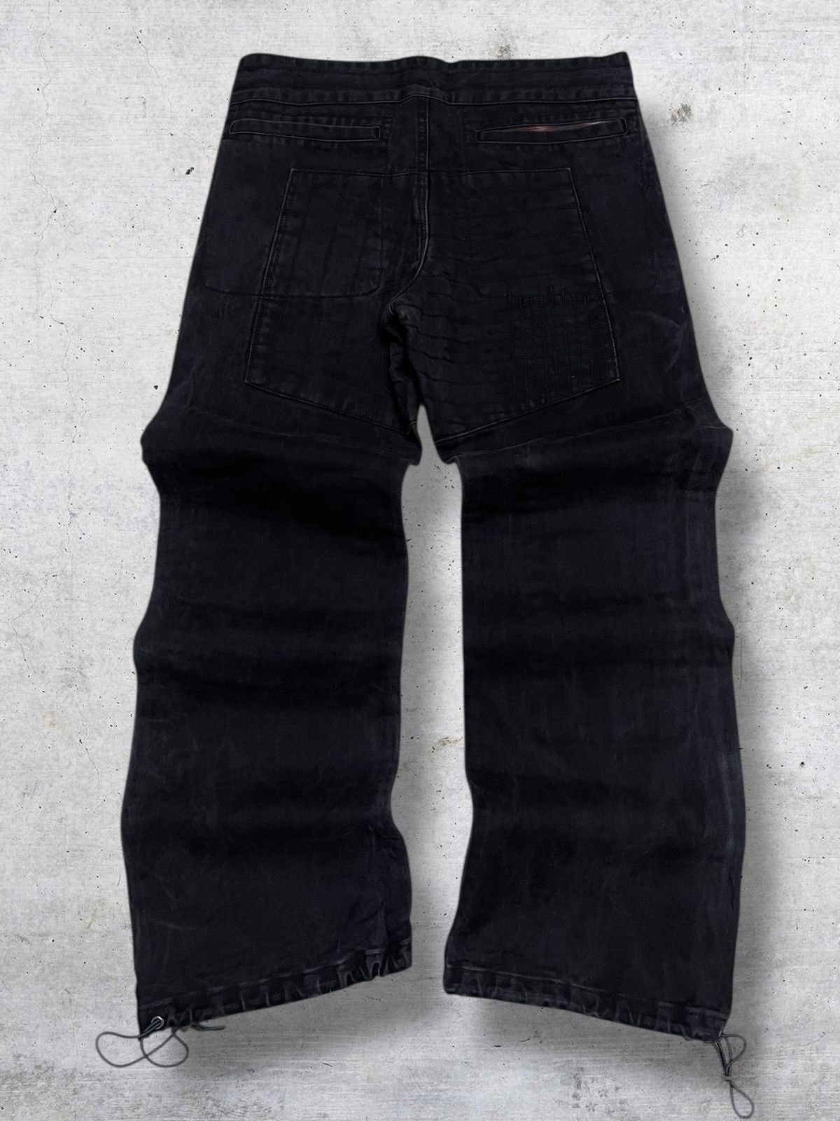 PPFM WAFFLISH WAFFLE RARE JAPAN DESIGNER BIKER SAFETY PANT 1990S Size US 30 / EU 46 - 7 Thumbnail