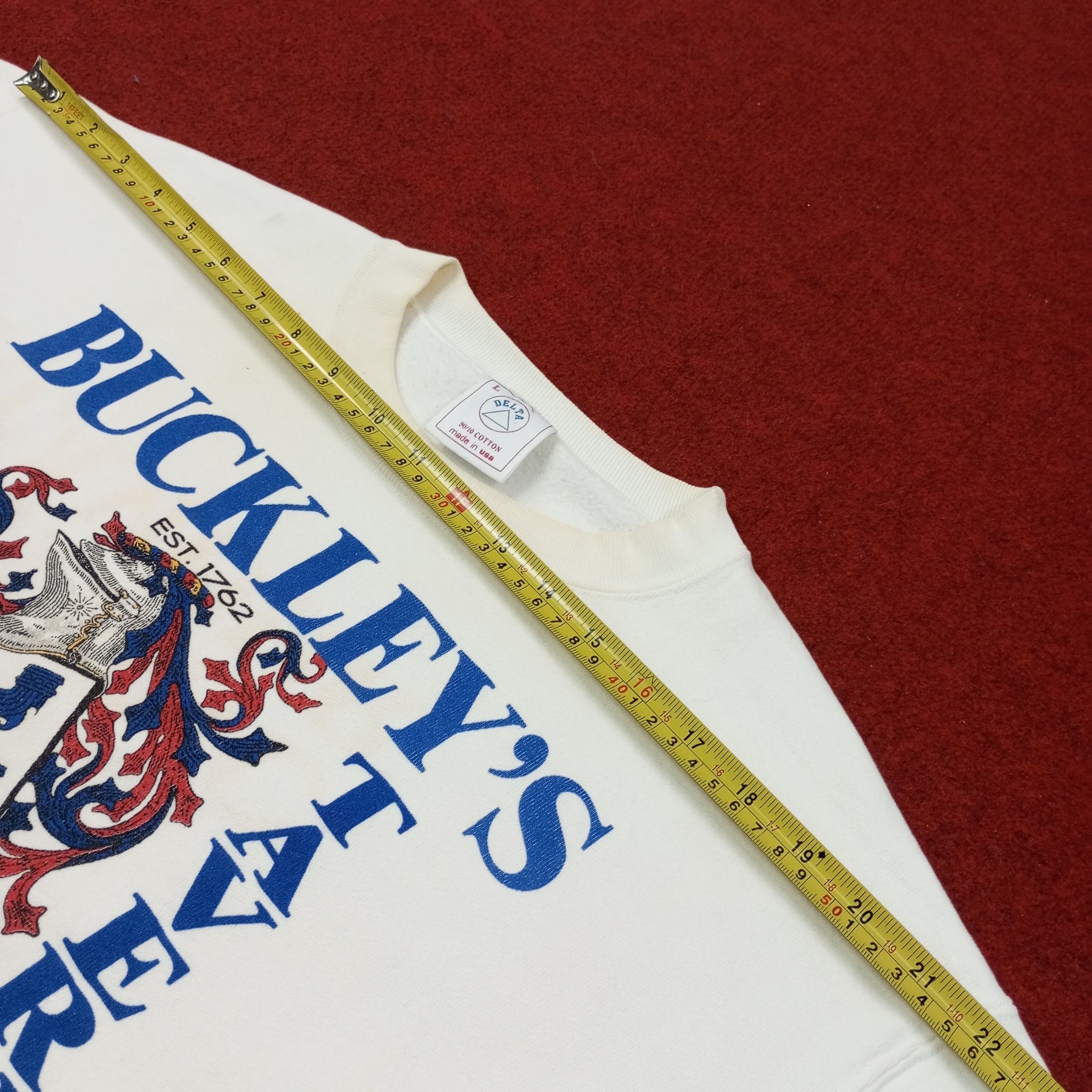 Vintage Buckley's Tavern Cumberland England Sweatshirt c225n13 Size US L / EU 52-54 / 3 - 12 Thumbnail