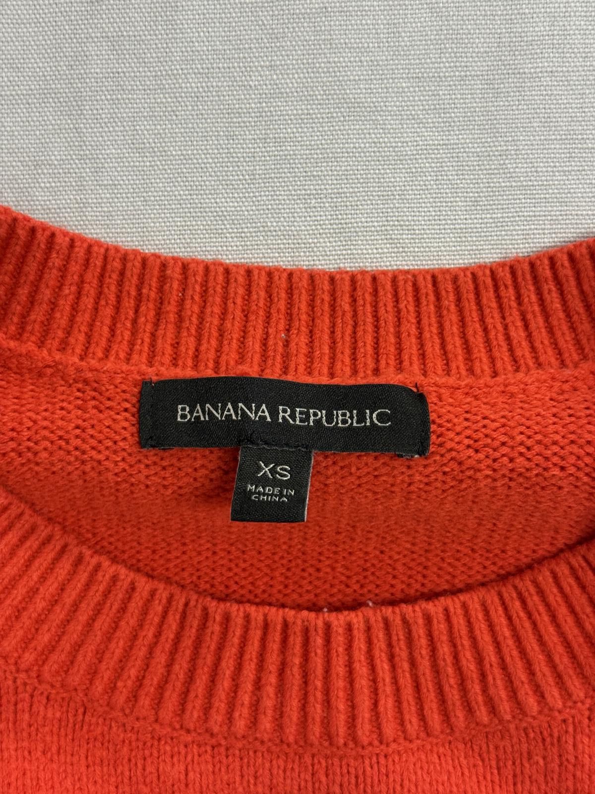 Banana Republic Banana Republic Womens Sweater Hi-Low Hem 4 Color Block XS Size XS / US 0-2 / IT 36-38 - 2 Thumbnail