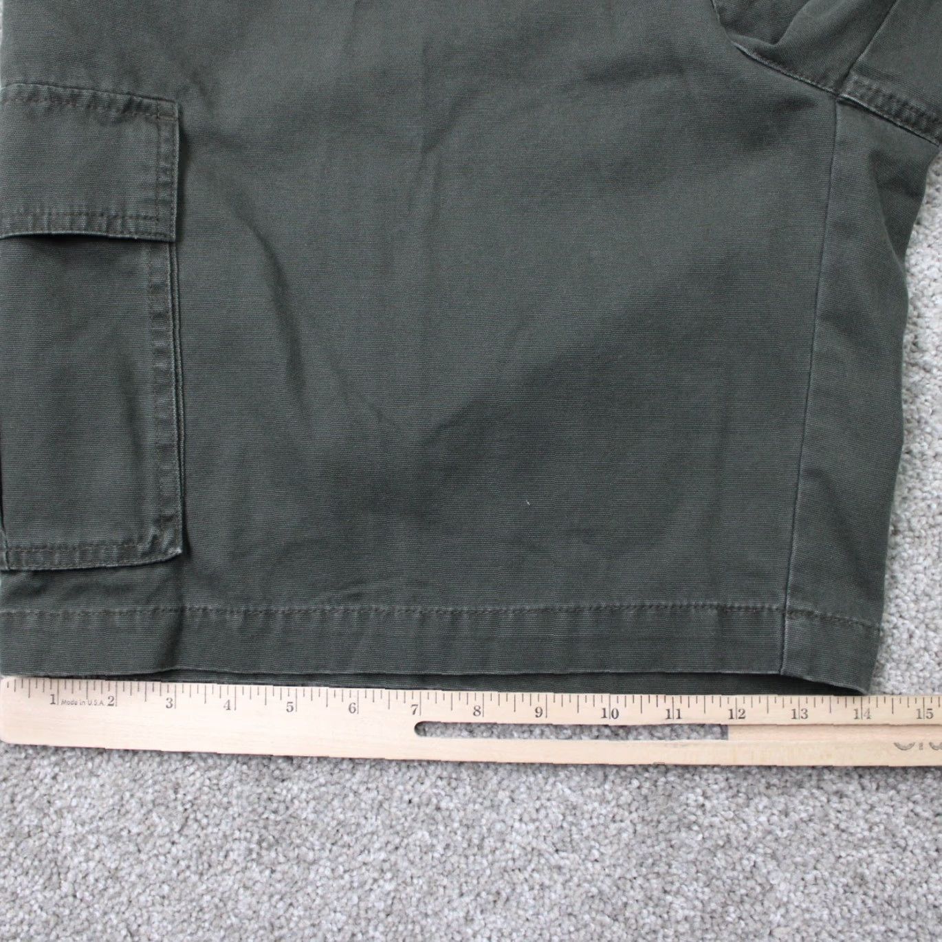 Dockers DOCKERS Chino Shorts Cargo Flat Front 9.5" Inseam GreenMens 44 Cotton Canvas Pockets Size US 44 / EU 60 - 5 Thumbnail