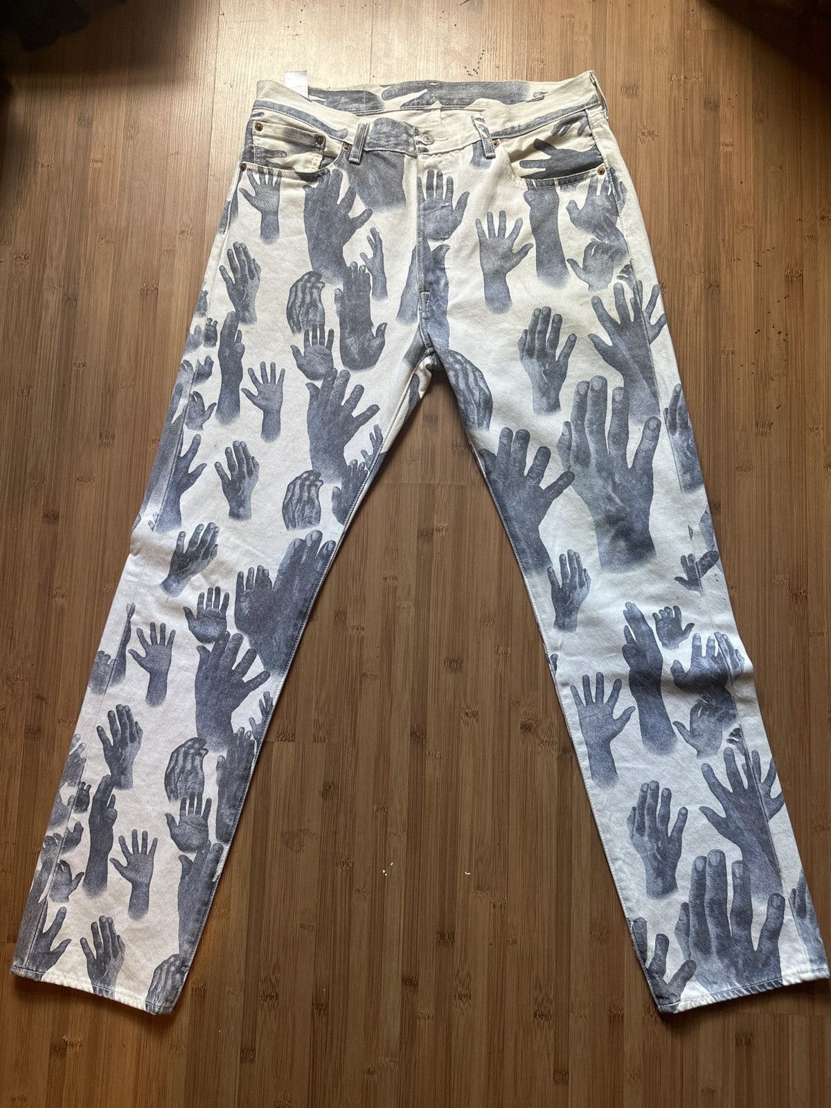 Image of Denim Tears X Levi’S in White, Men's (Size 36)