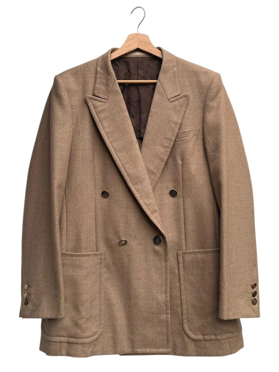Lanvin Lanvin Paris Double-Breasted Wool Jacket Size US M / EU 48-50 / 2 - 2 Thumbnail